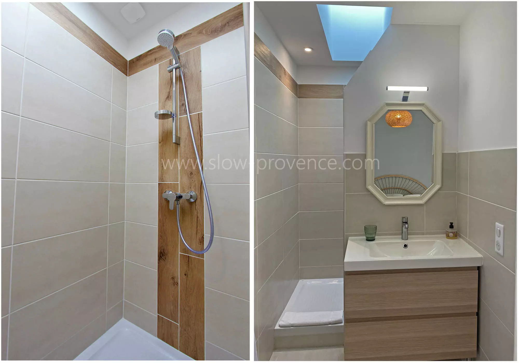 Shower room with walk-in shower