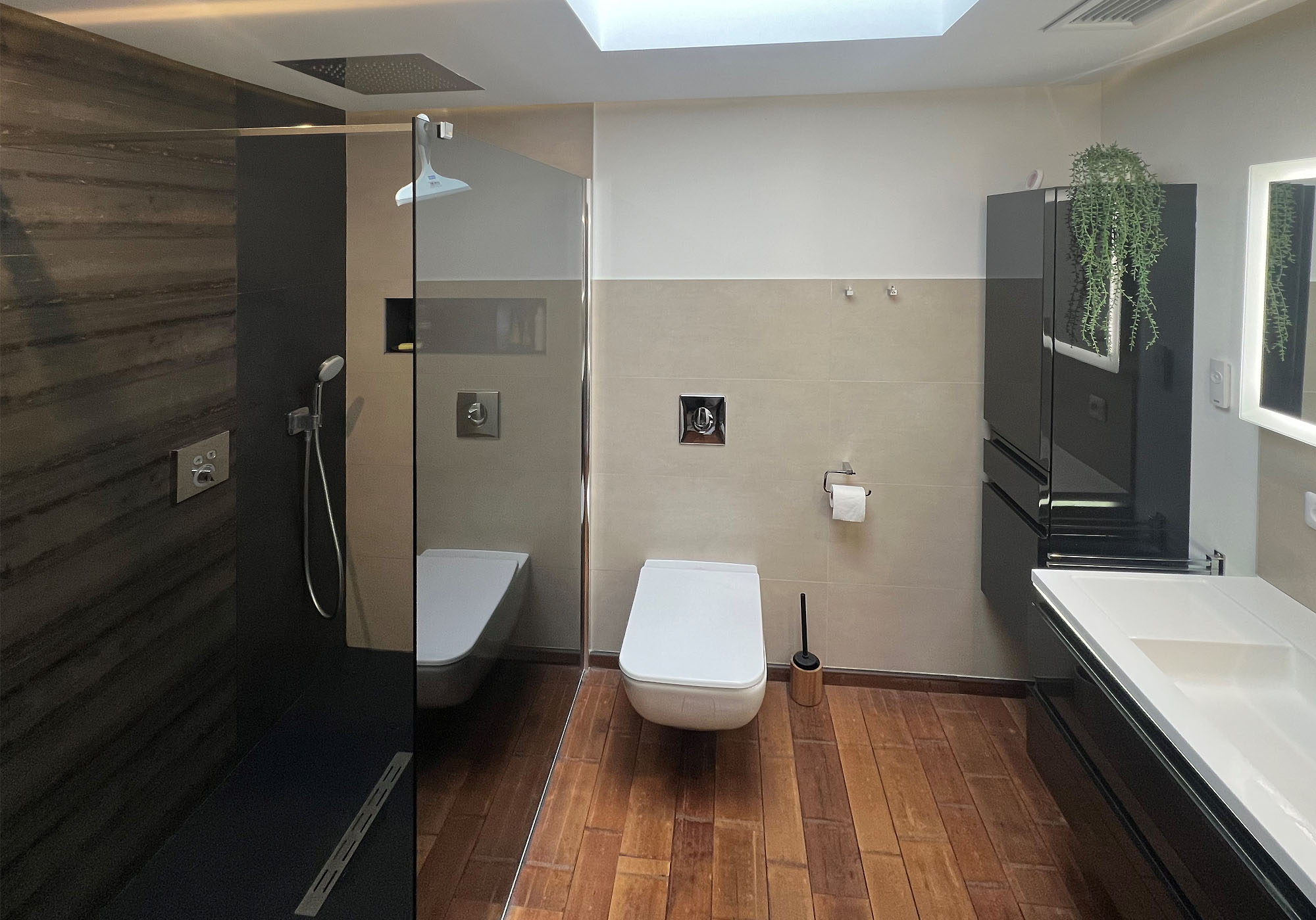 Salle de douche privative
