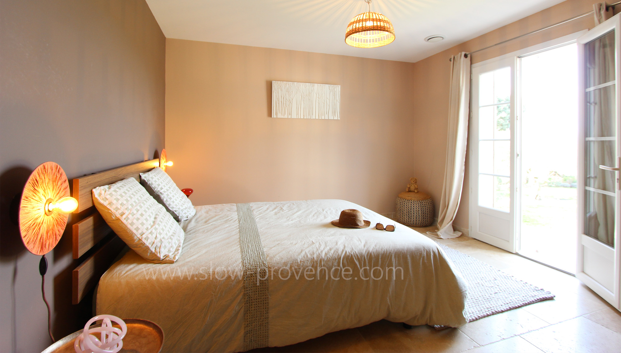 Bedroom 3 open to the terrace
