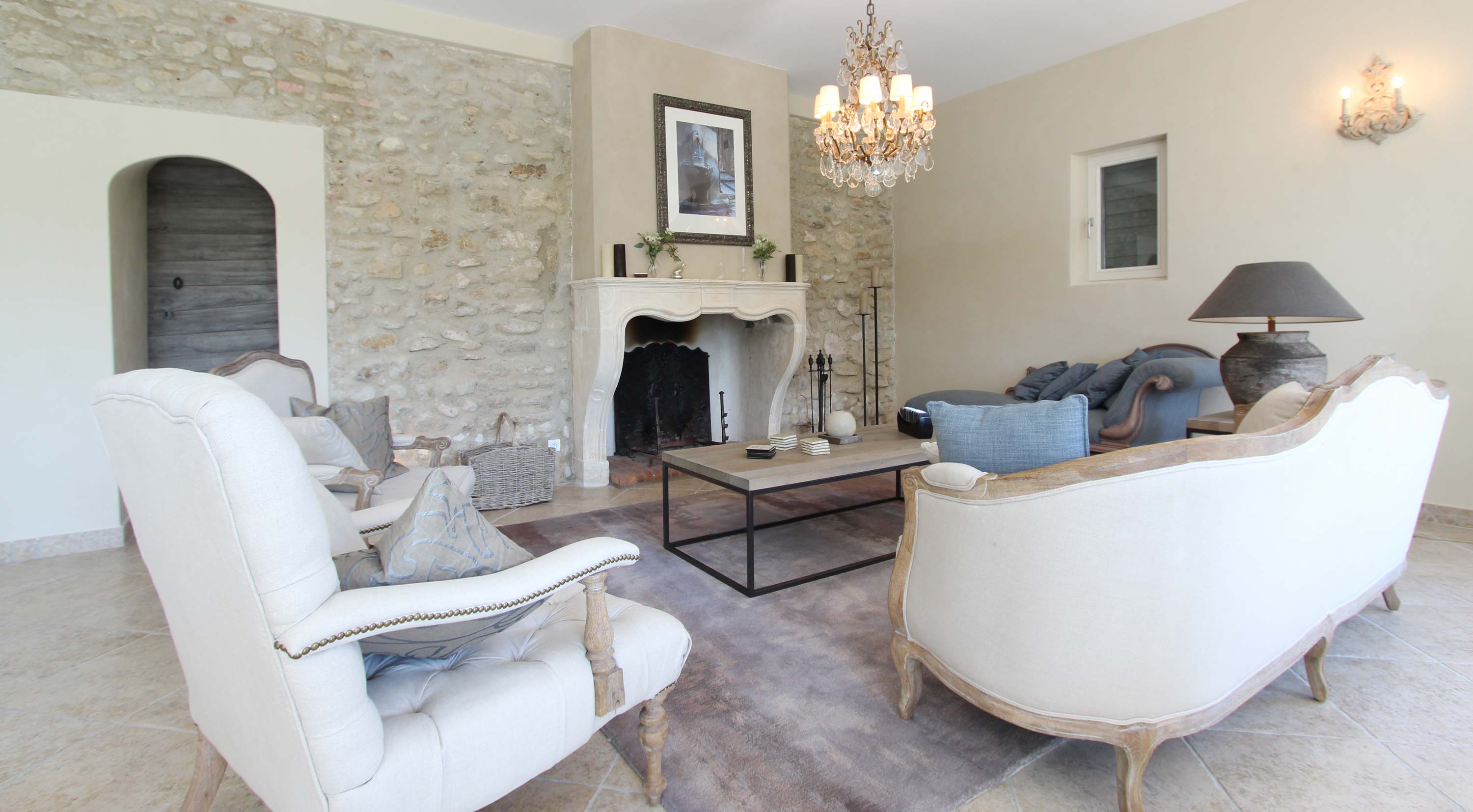 Sitting room & open fire
