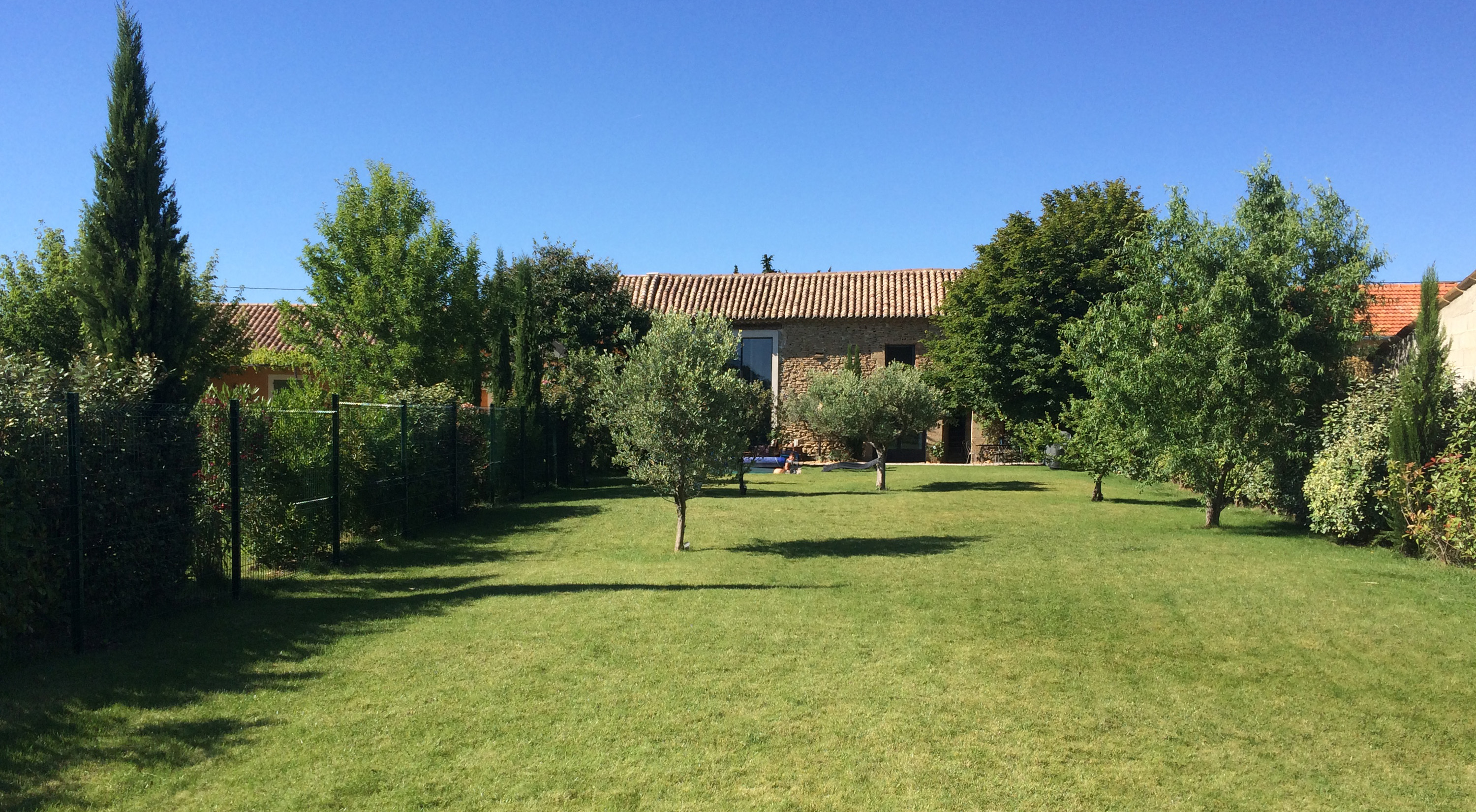 Grand jardin clos