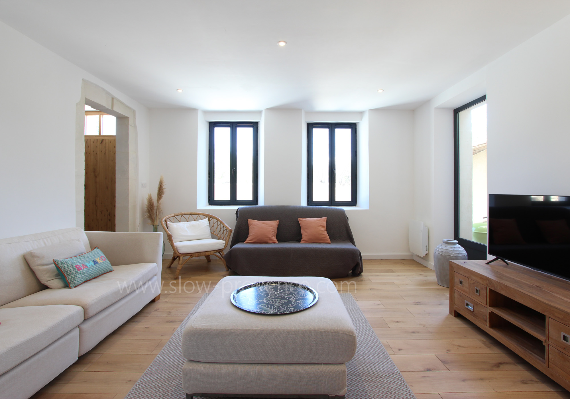 Living room with TV