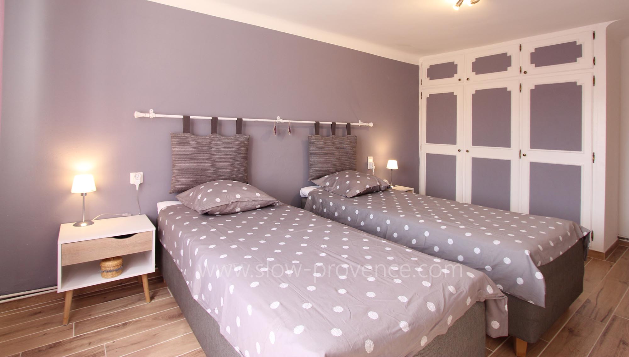 Chambre 3 : Lits 2 x 90 x 200