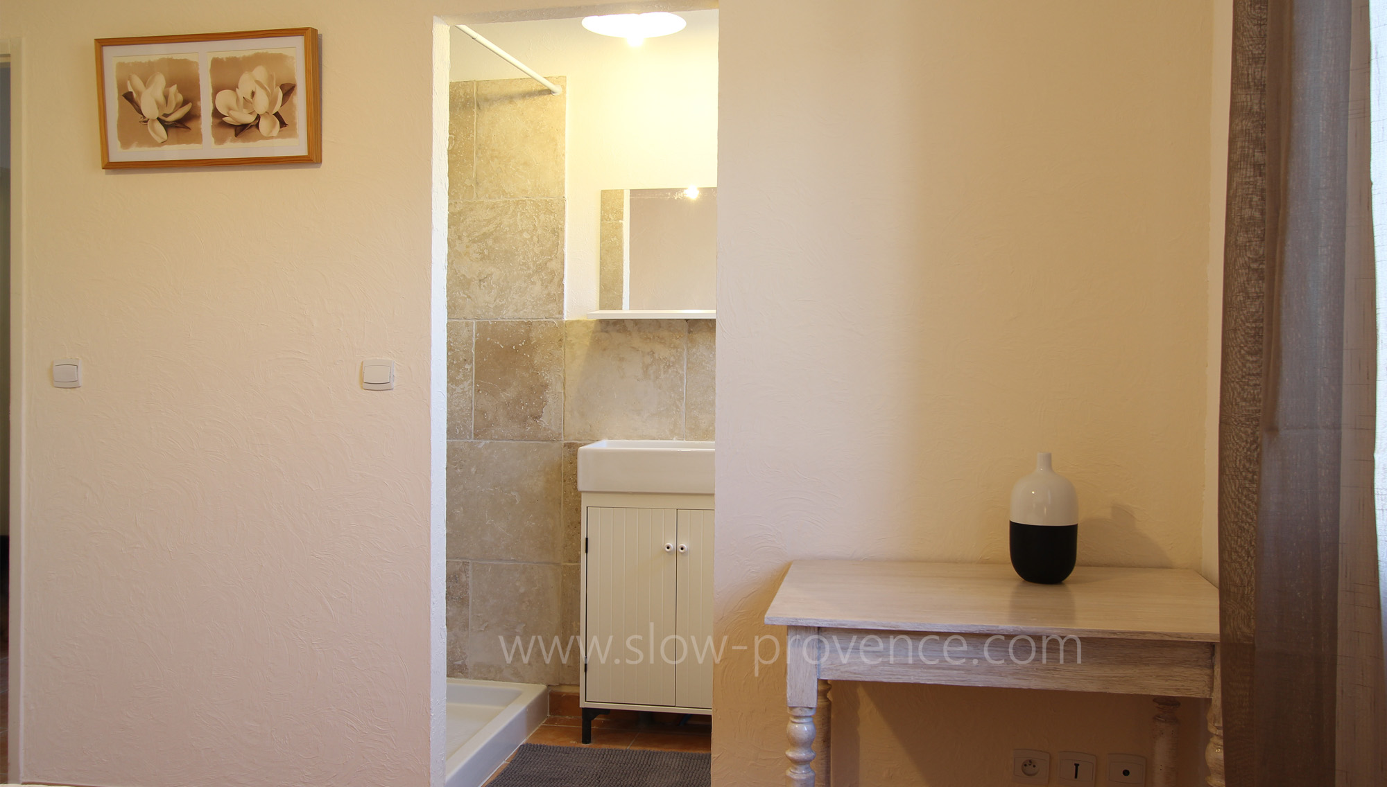 Salle de douche privative