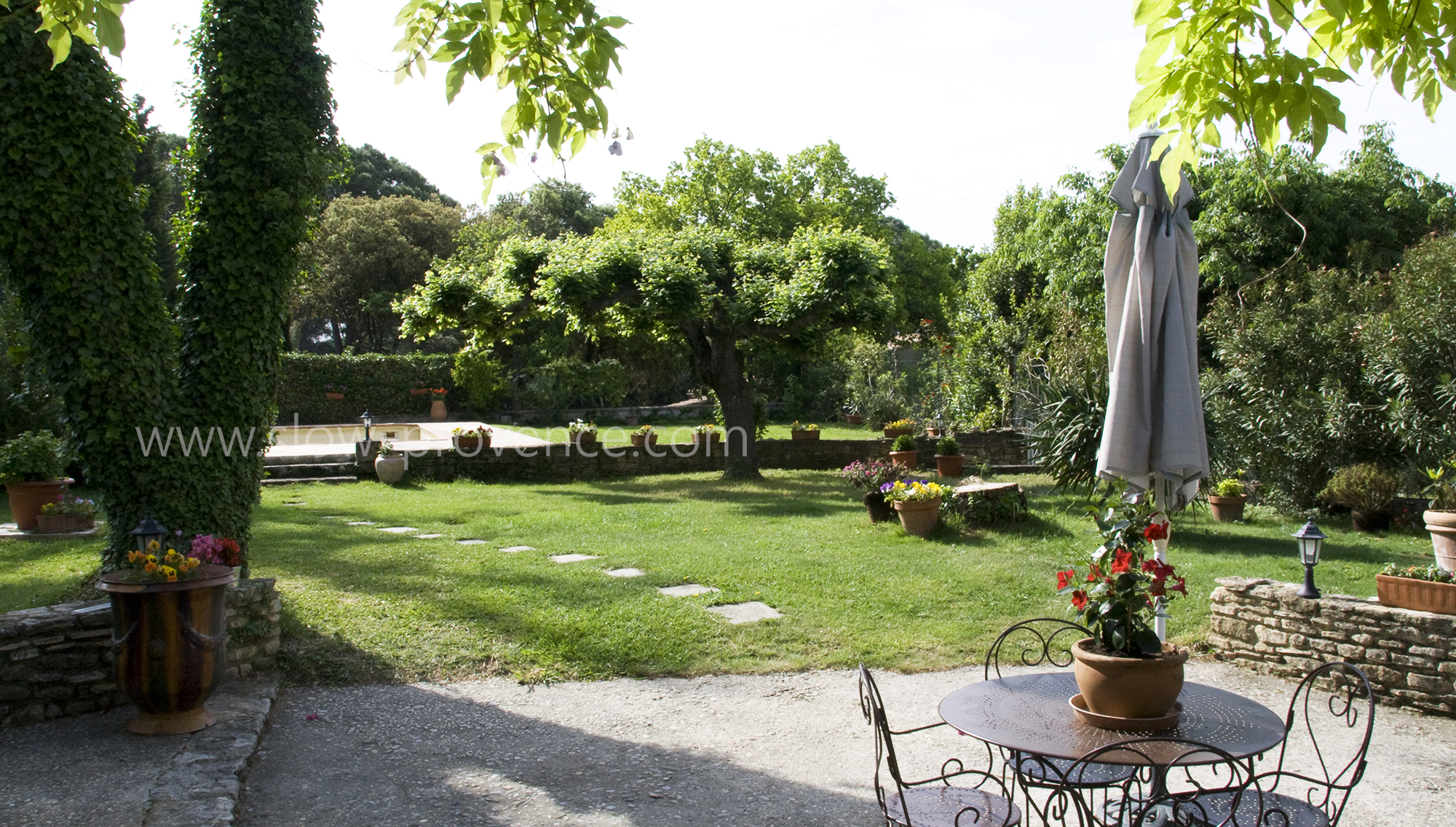 Vue sur le jardin