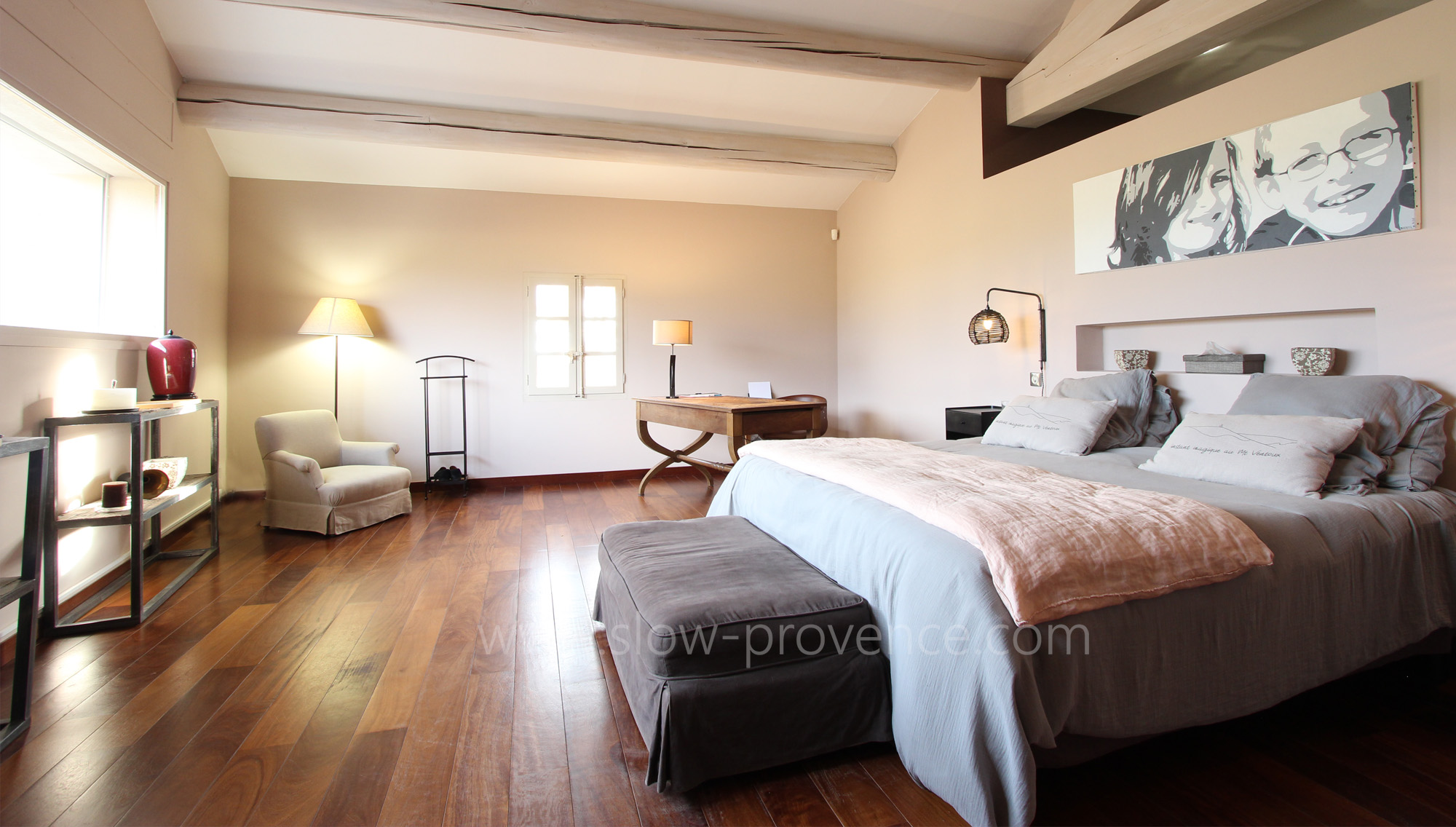 Chambre 3 avec vue sur le Mont-Ventoux