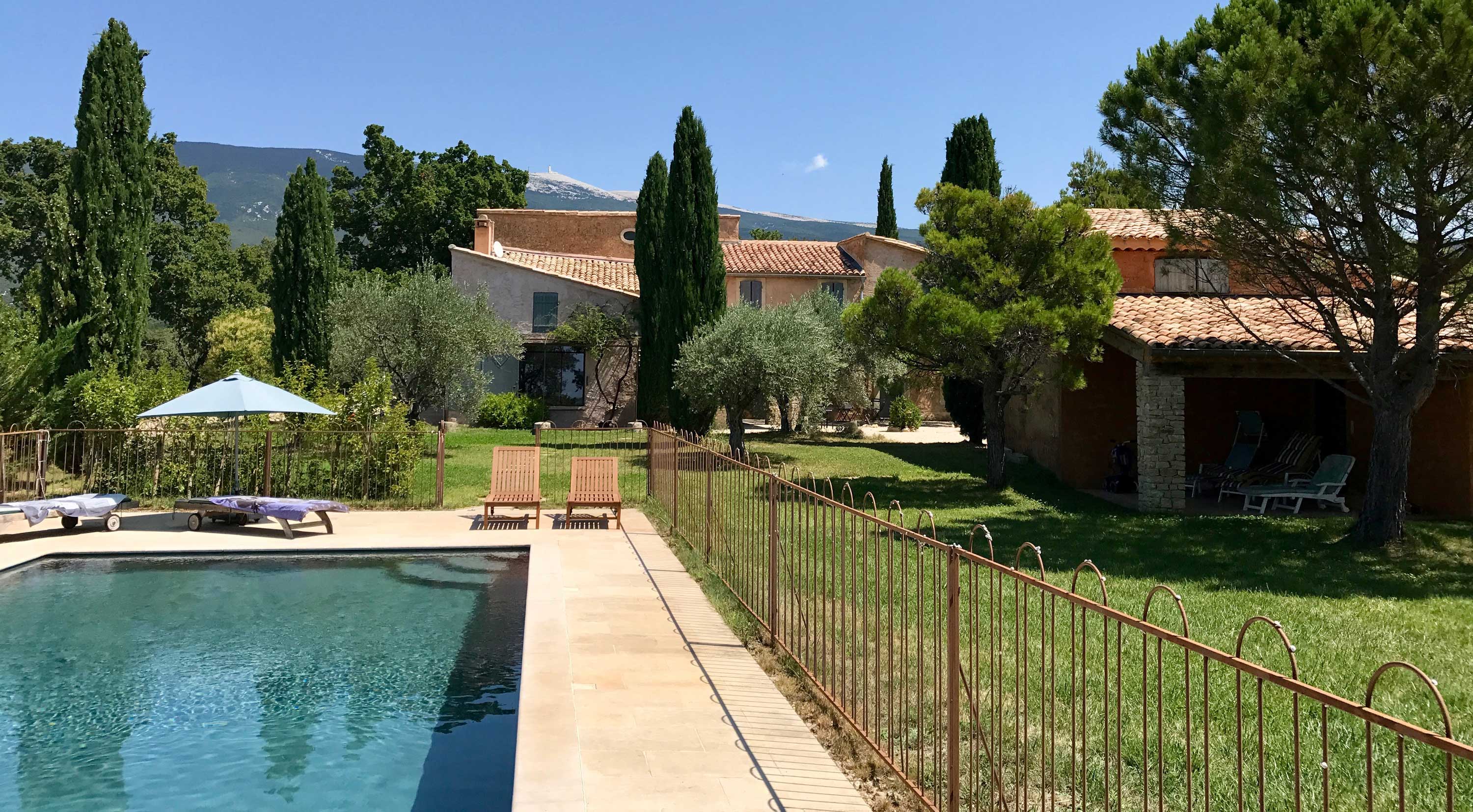 Mas provençal avec vue Ventoux