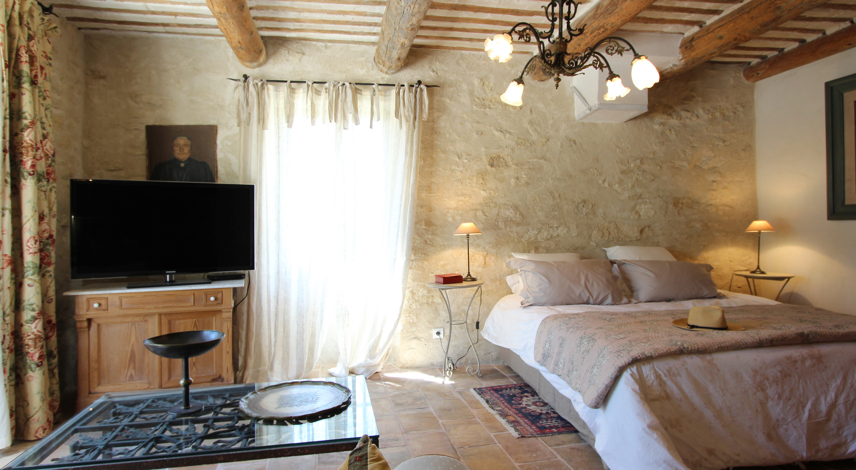 Open bedroom, style "Loft"