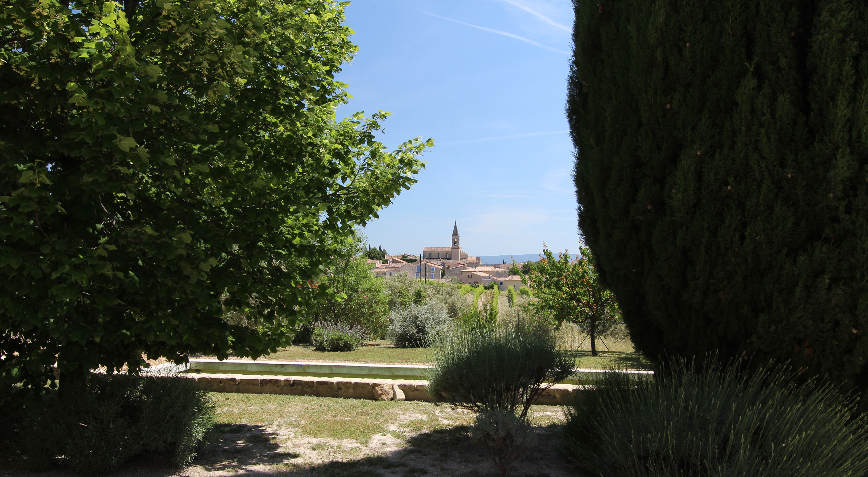 Beautiful view on St Pierre de Vassols