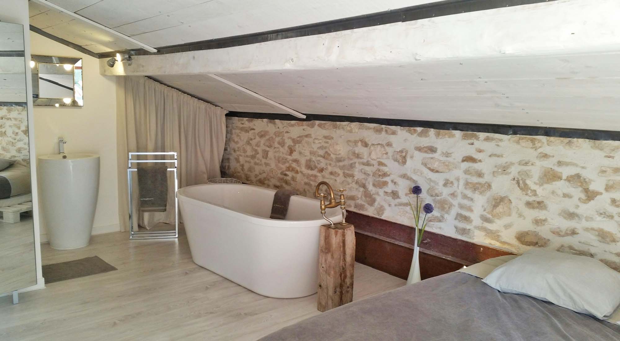 Bedroom with ensuite bathroom