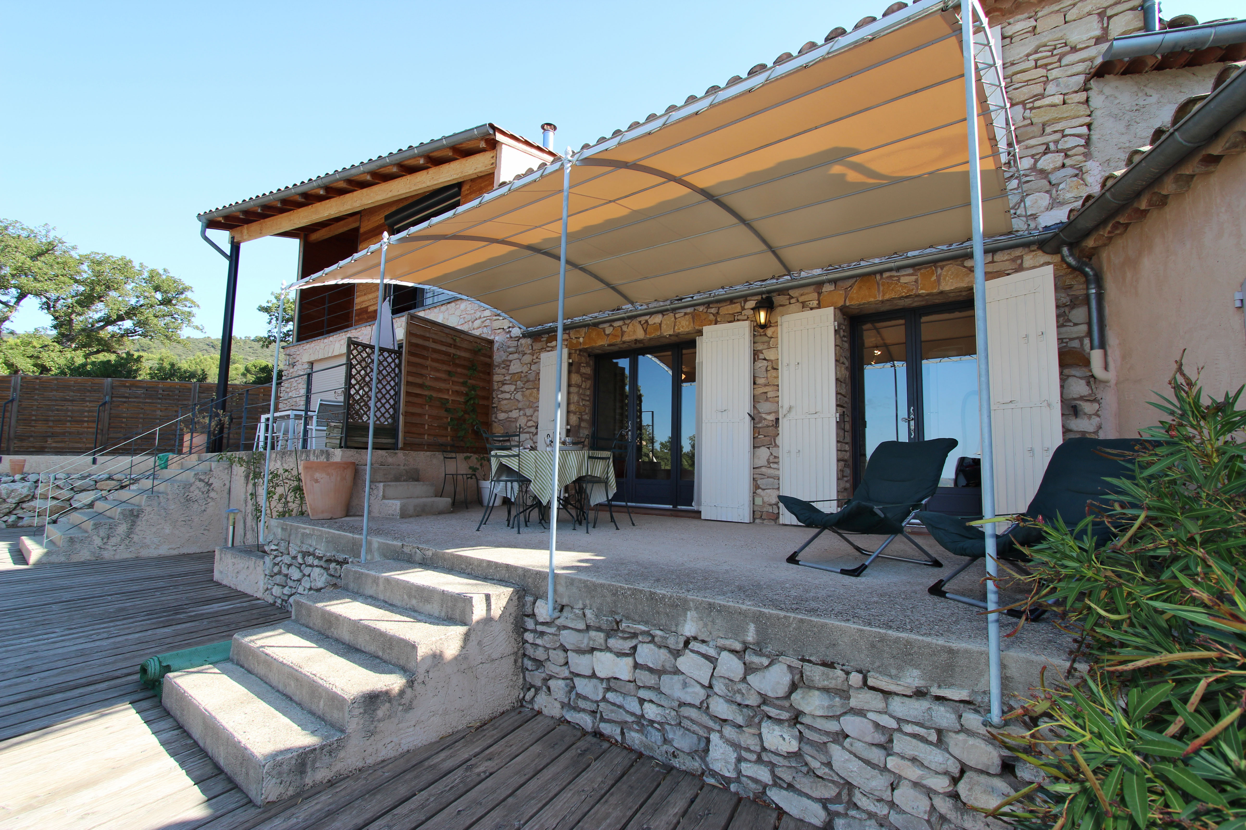 Terrasse couverte