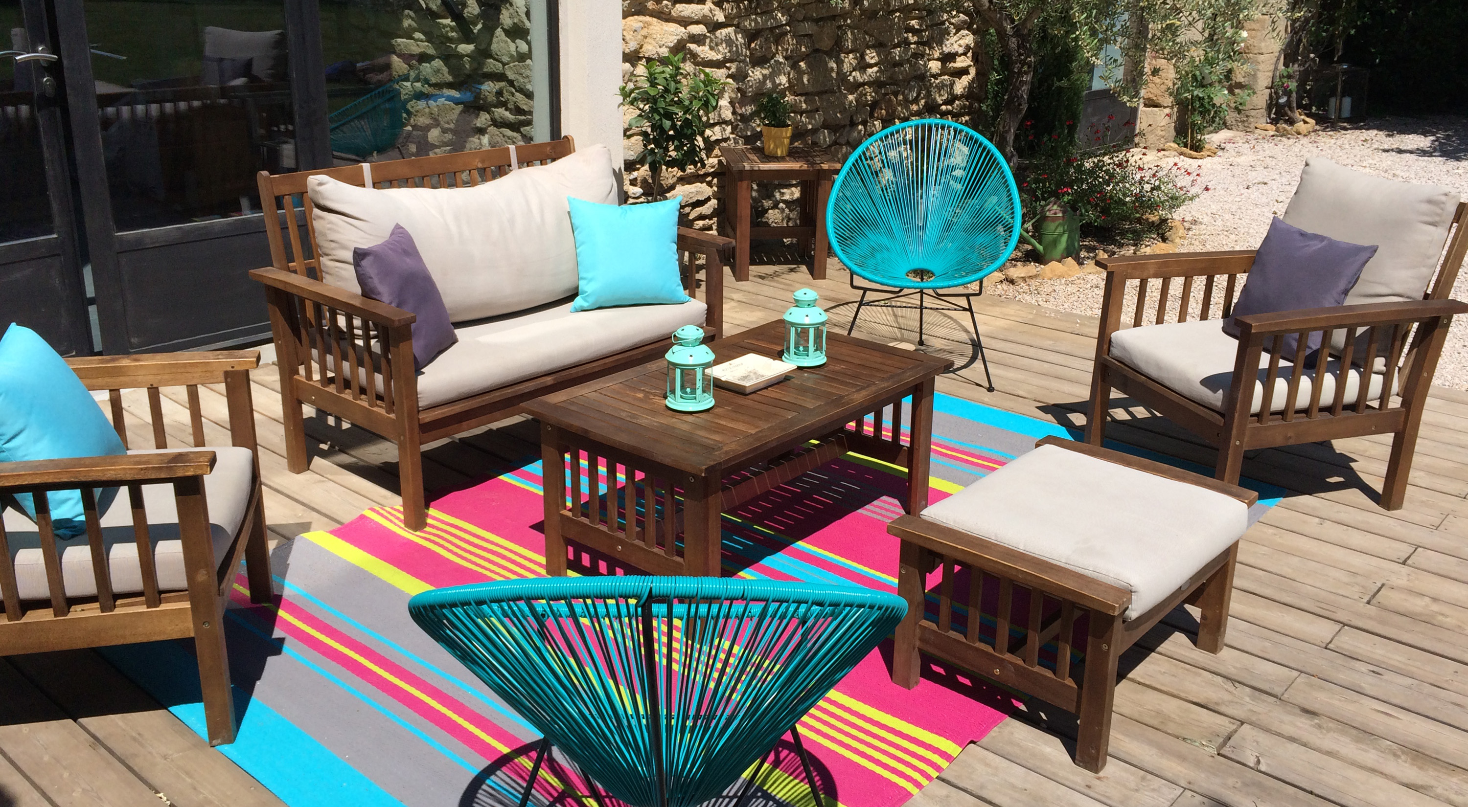 Agréable terrasse ensoleillée