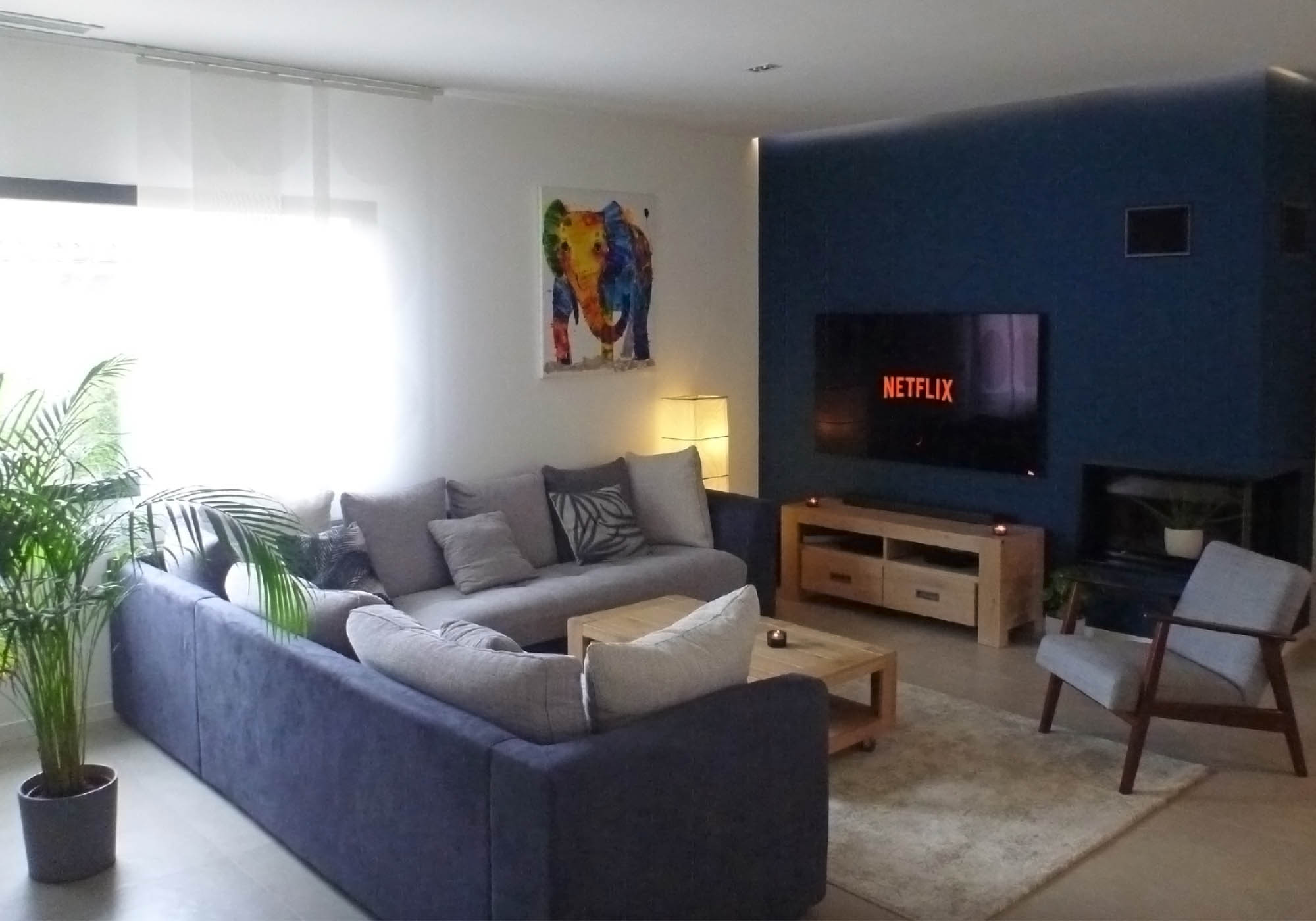 Salon avec TV
