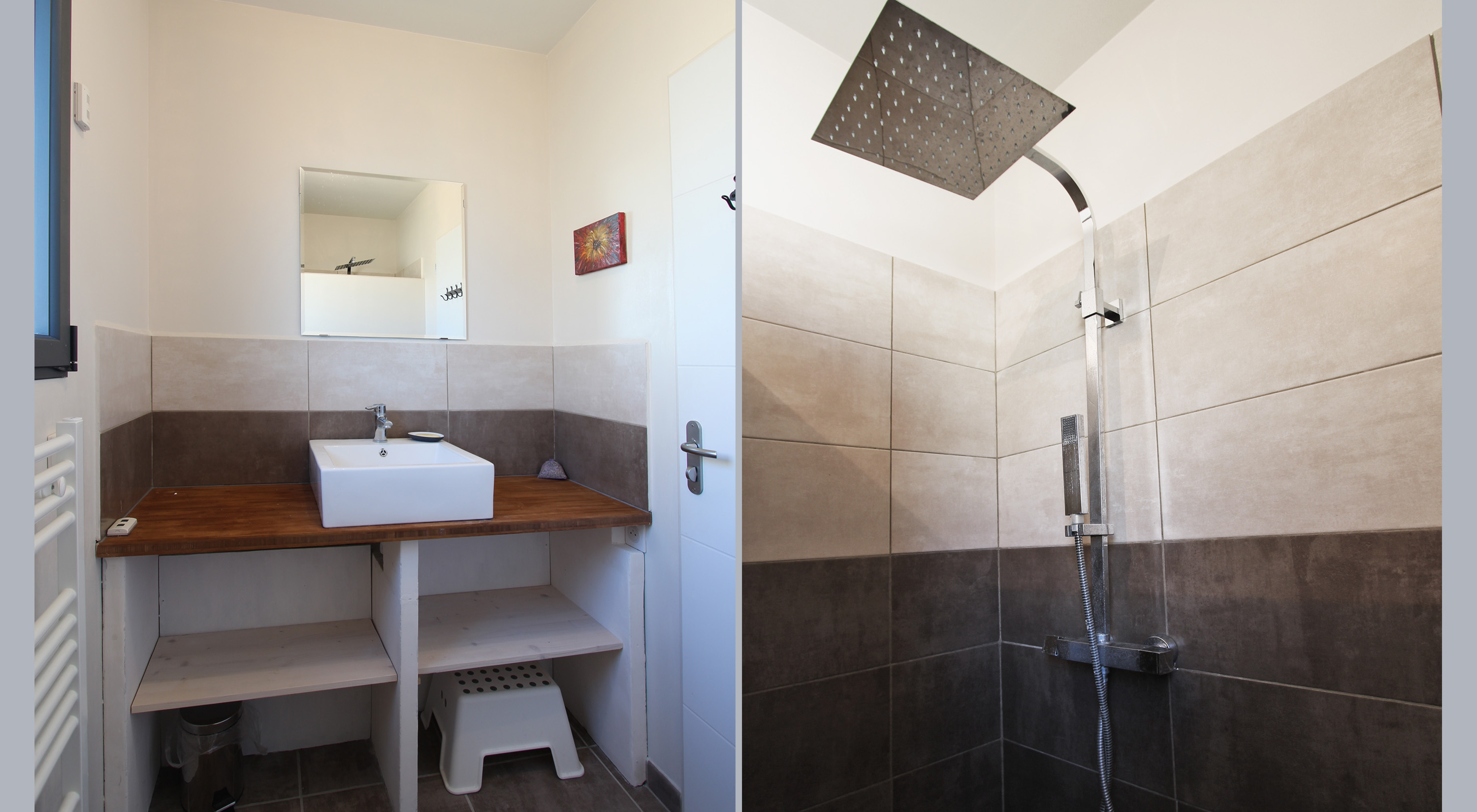Bathroom shared between bedrooms 1 & 2