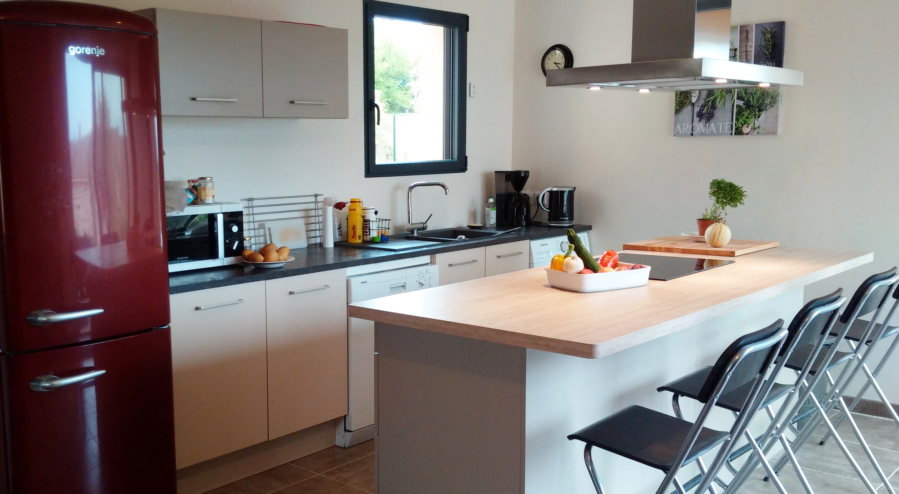 A modern kitchen