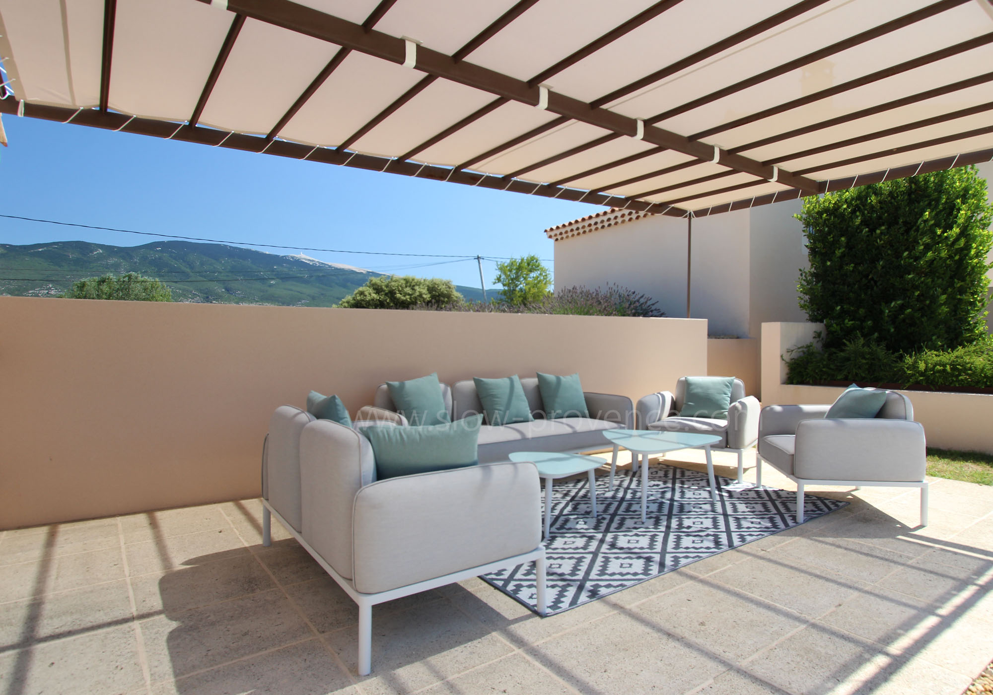 Ventoux view from the lounge by the pool