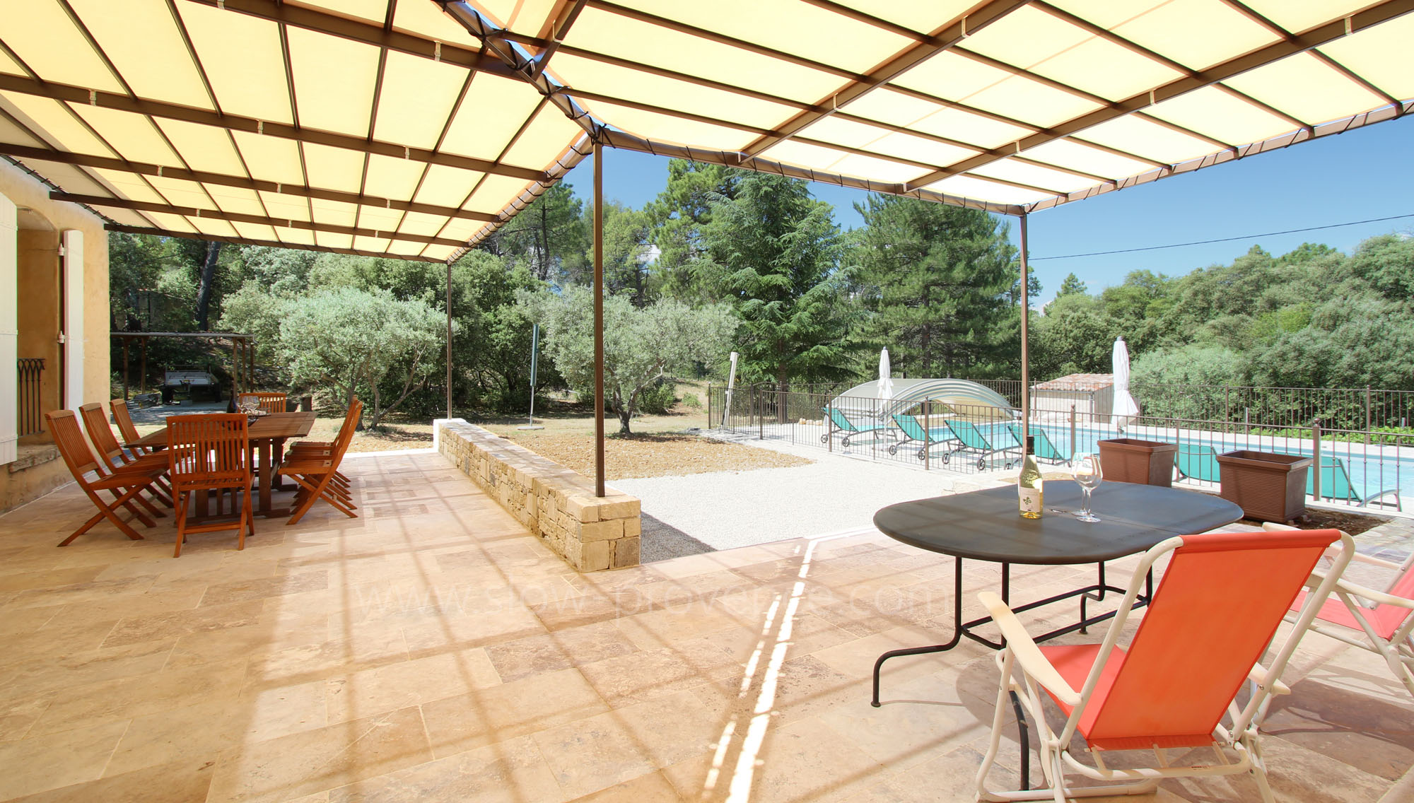 Terrasse ombragée