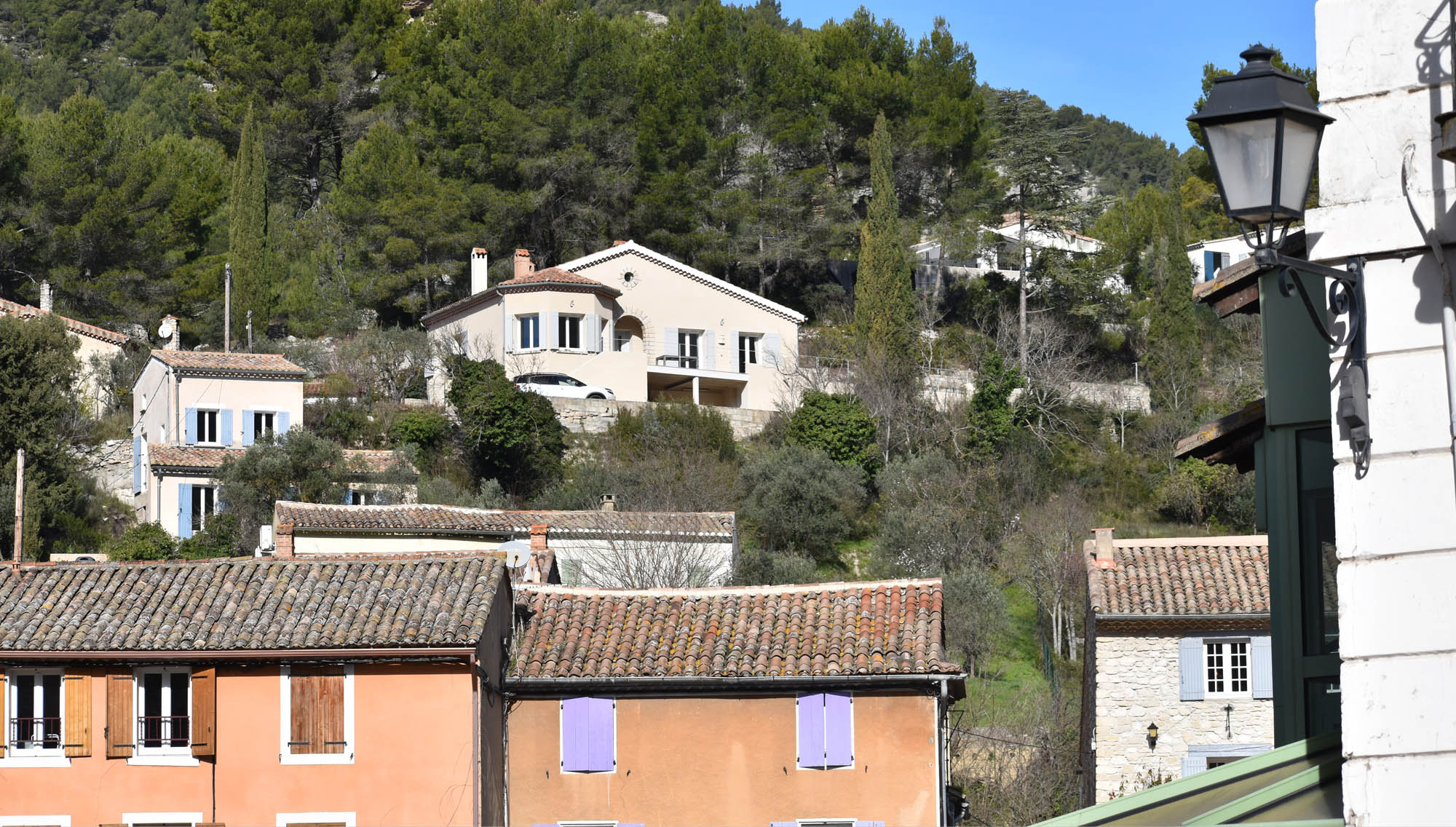 View from the village