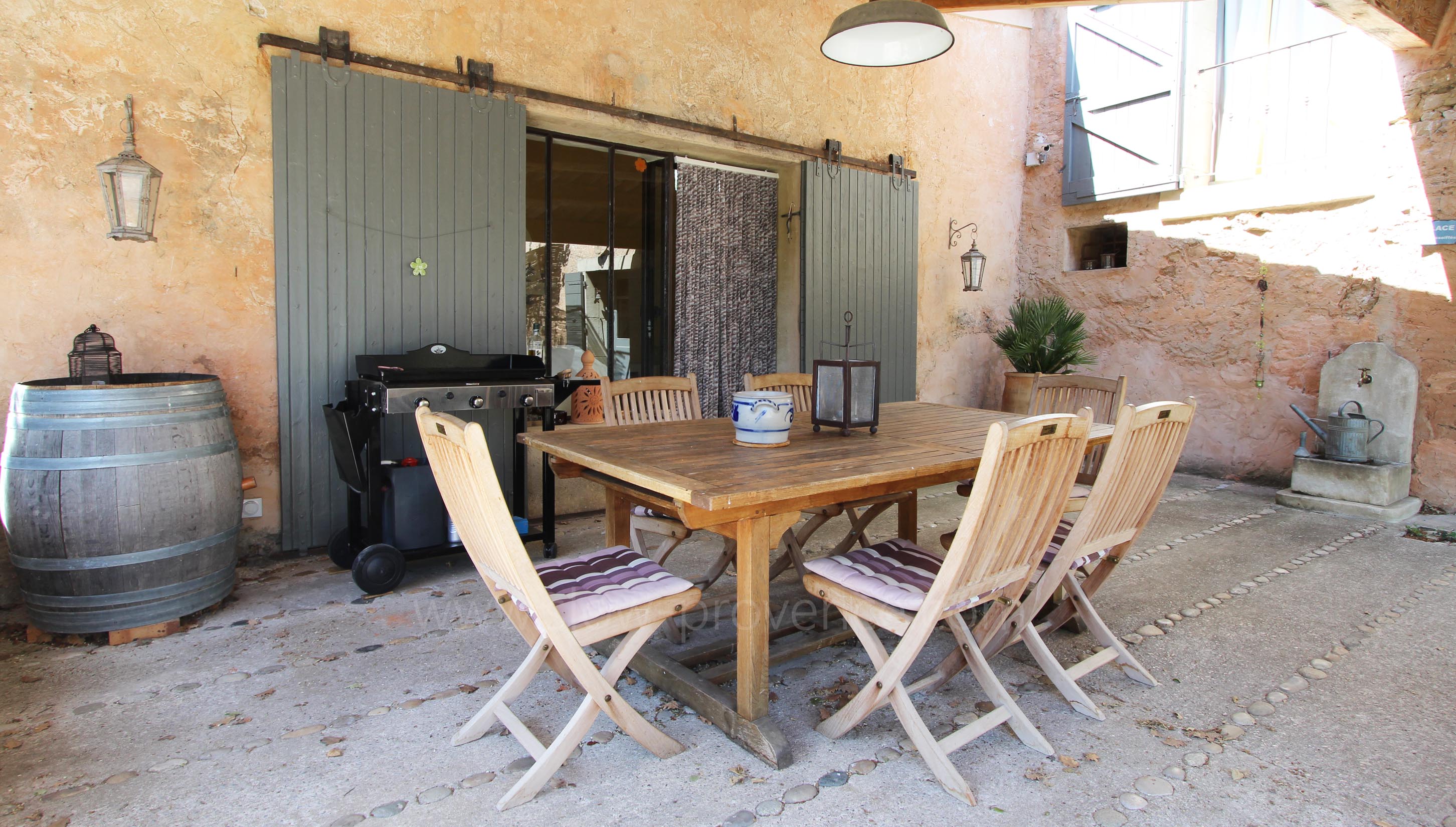 Terrasse ombragée