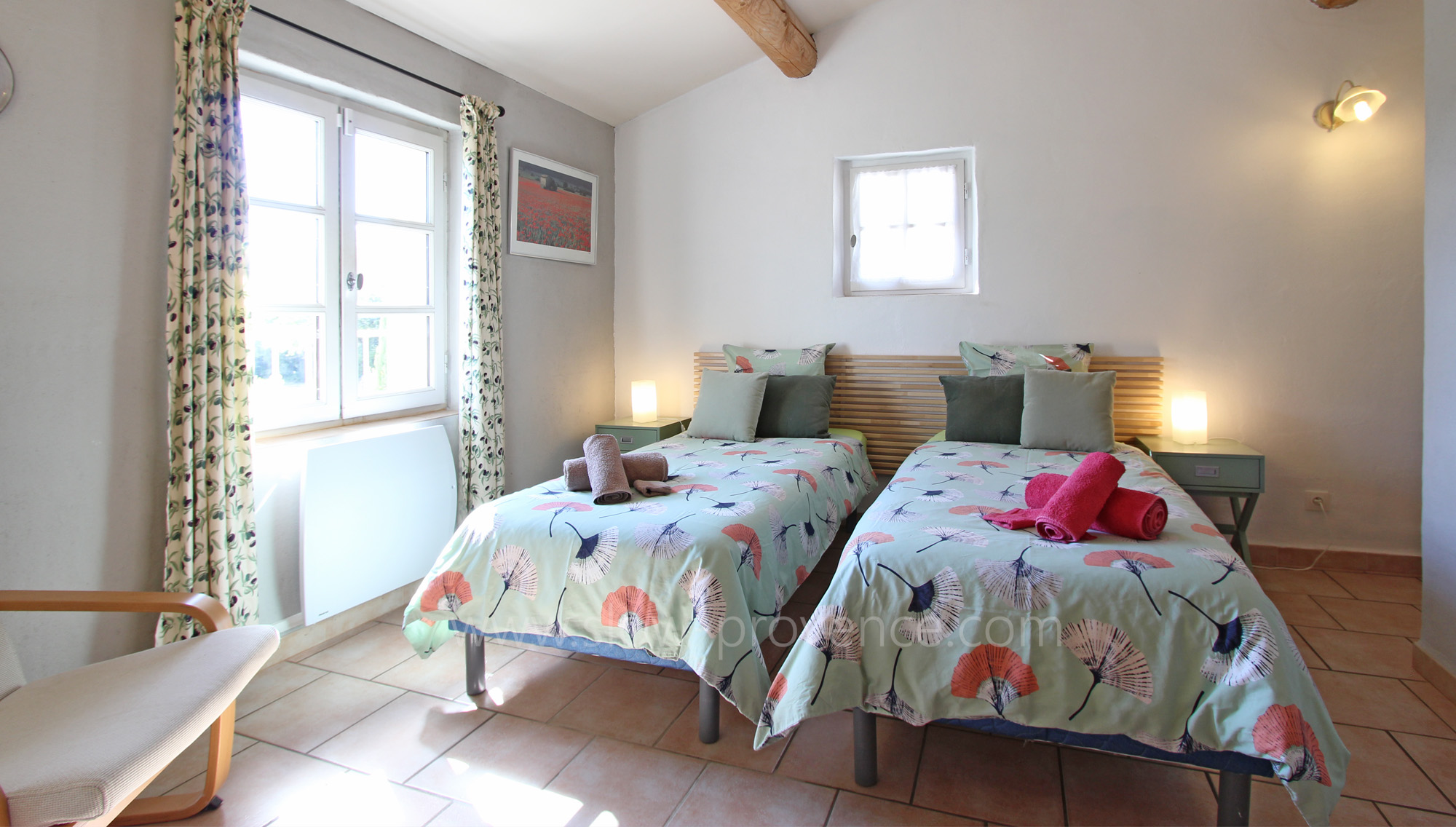Etage : Chambre 2 : lits 90 x 200