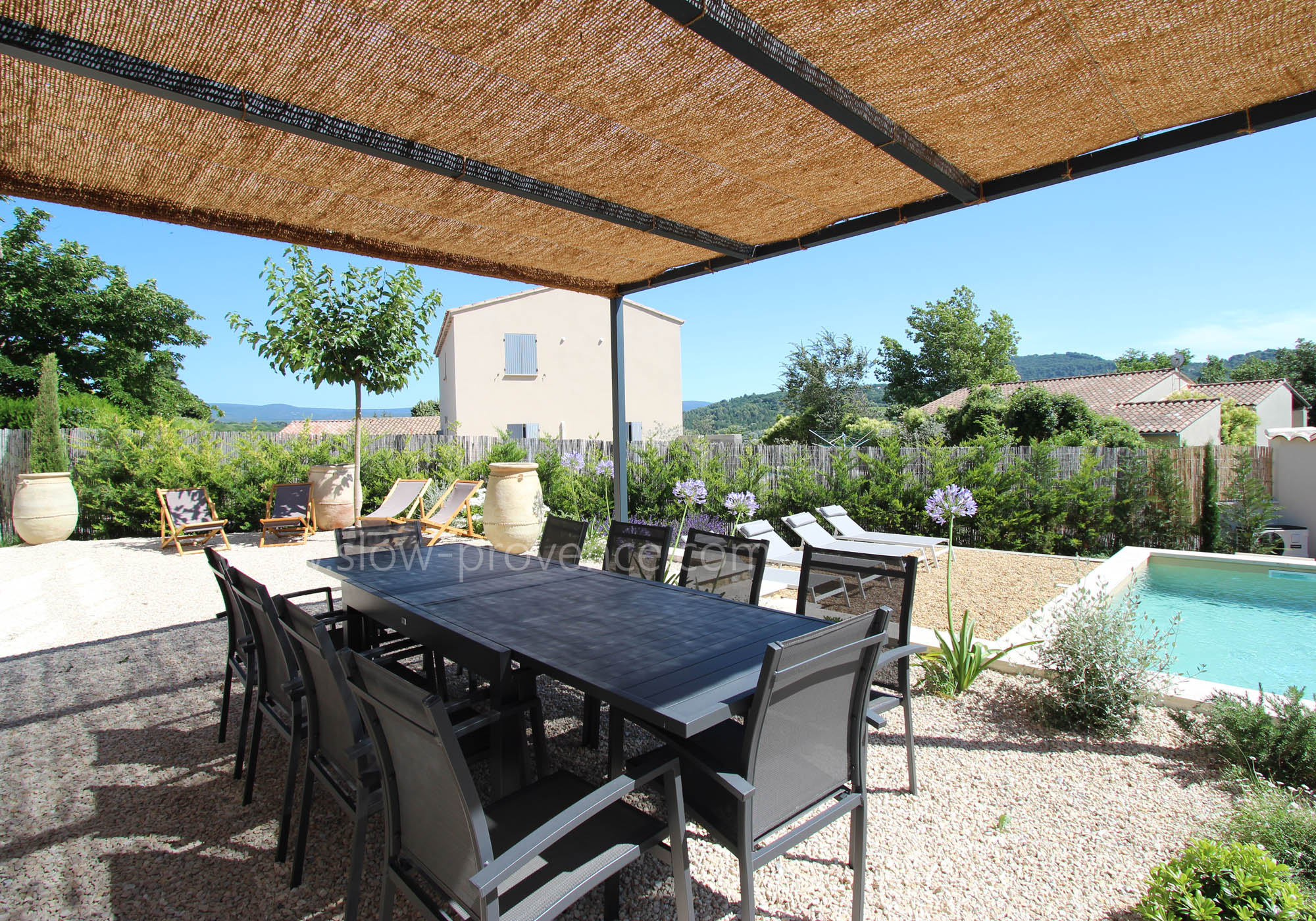 Un petit jardin, mais bien aménagé