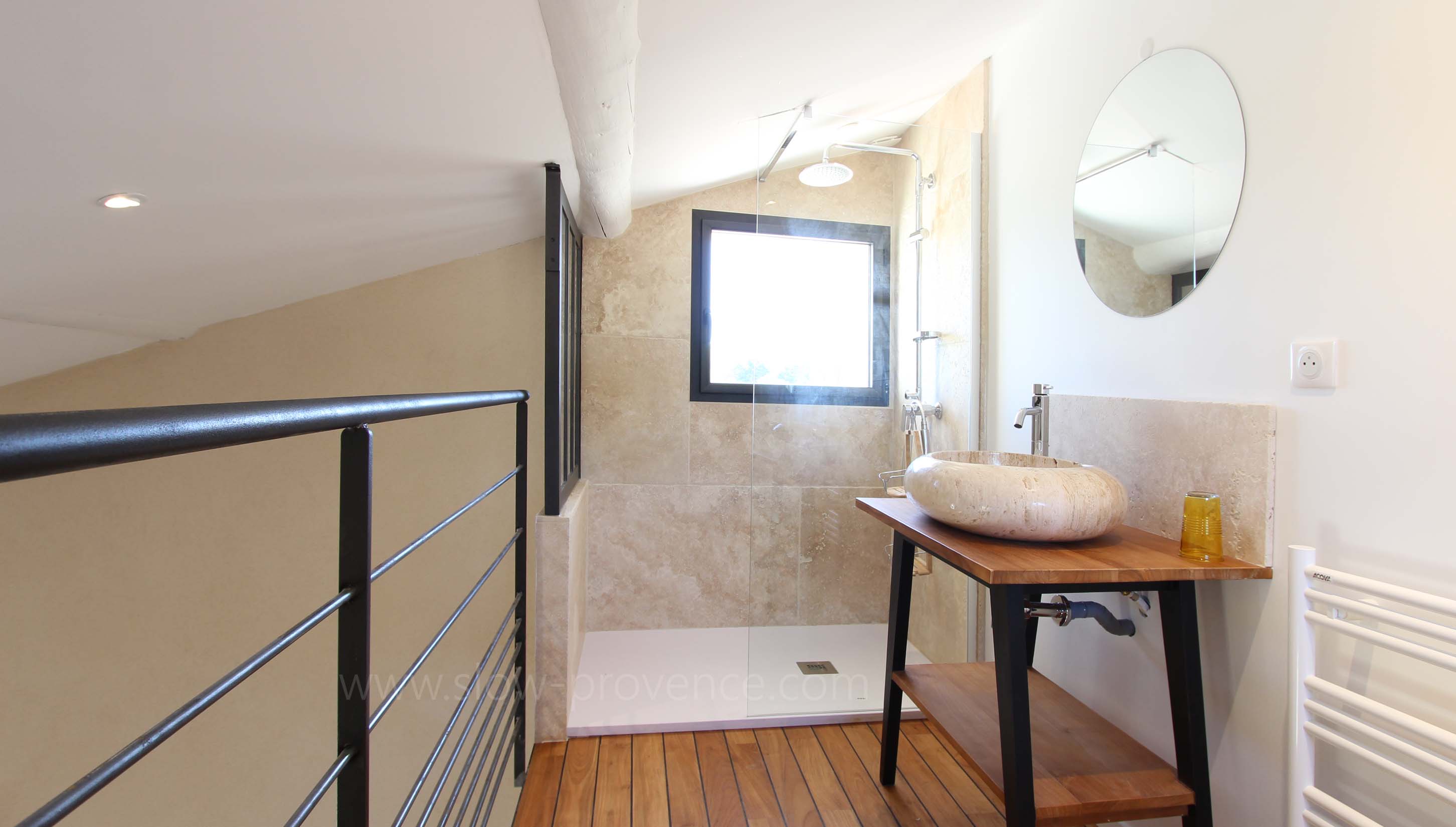 SdB en mezzanine de la chambre 3
