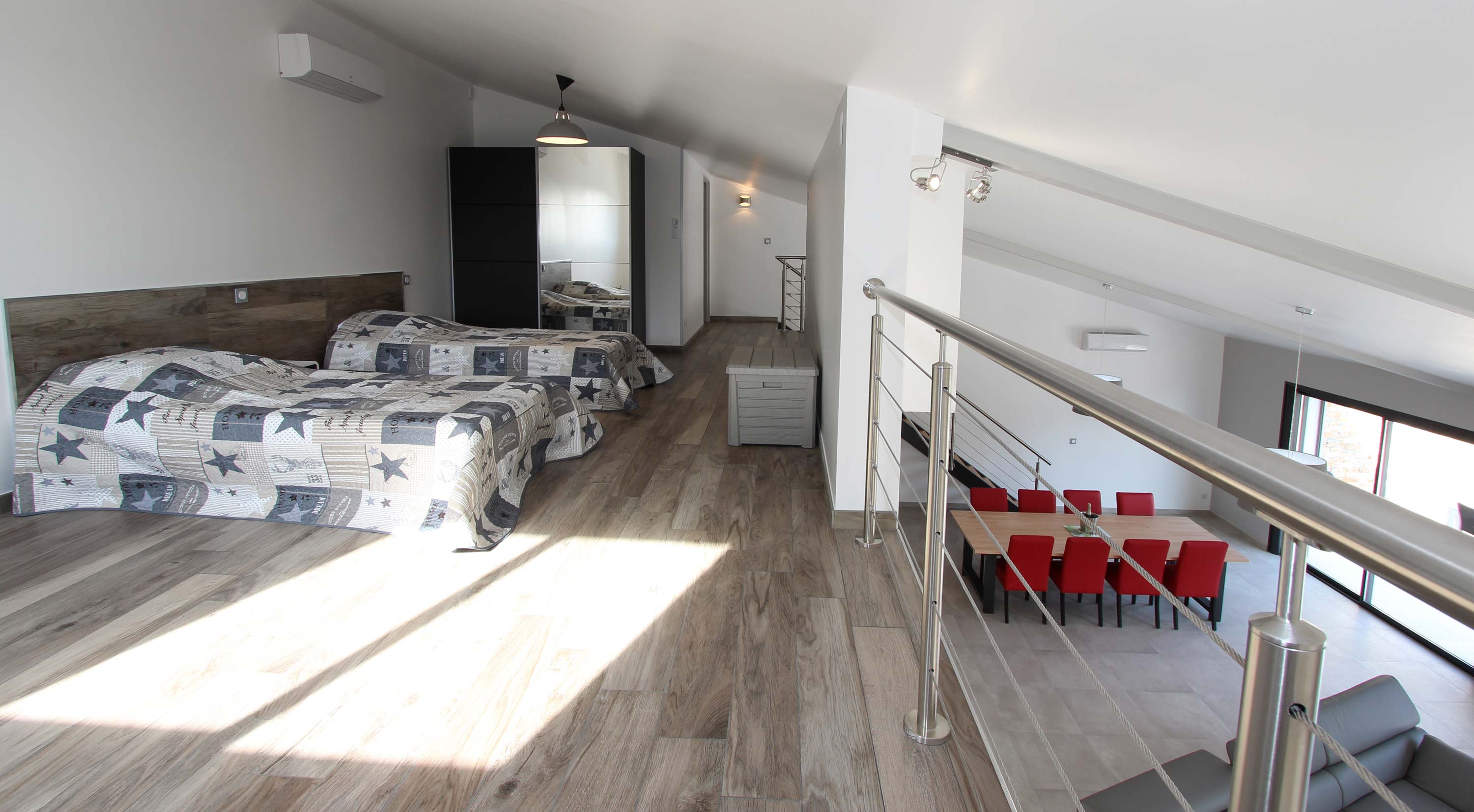Chambre 4 en mezzanine