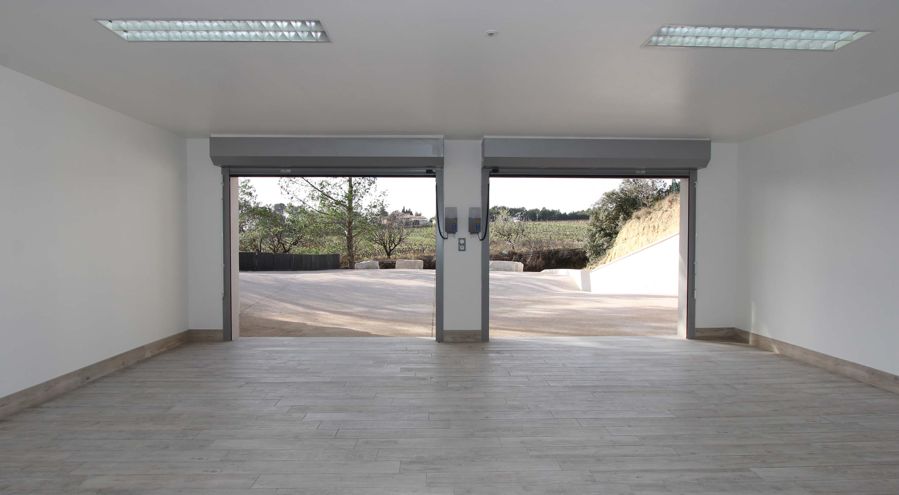 Double garage