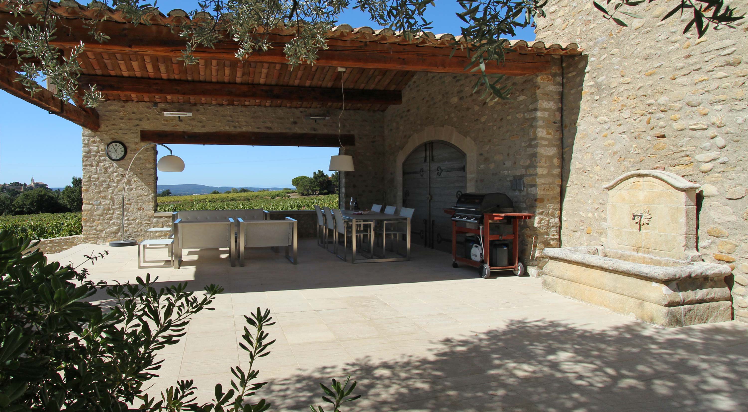 Covered terrace