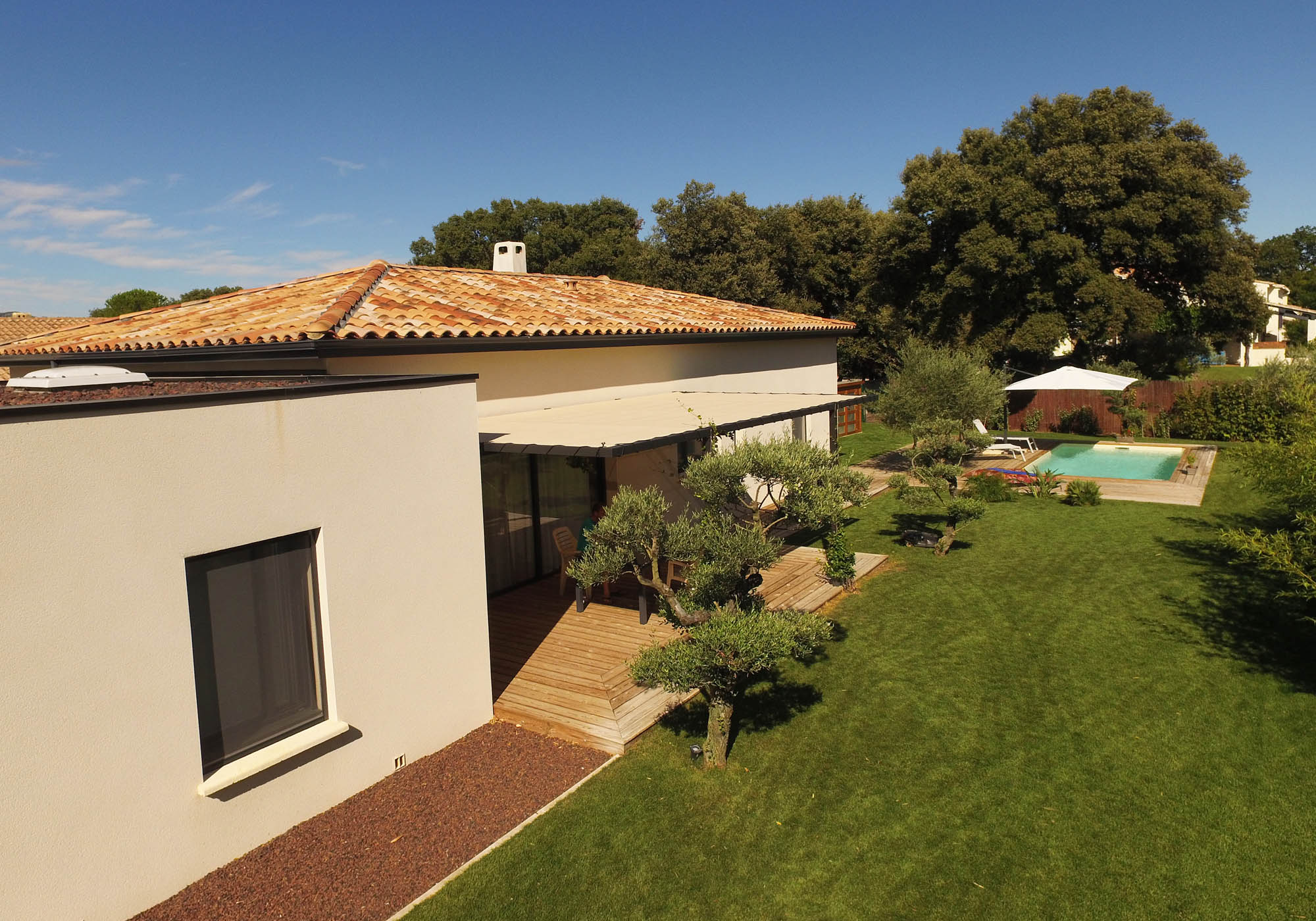 Jardin entièrement clos