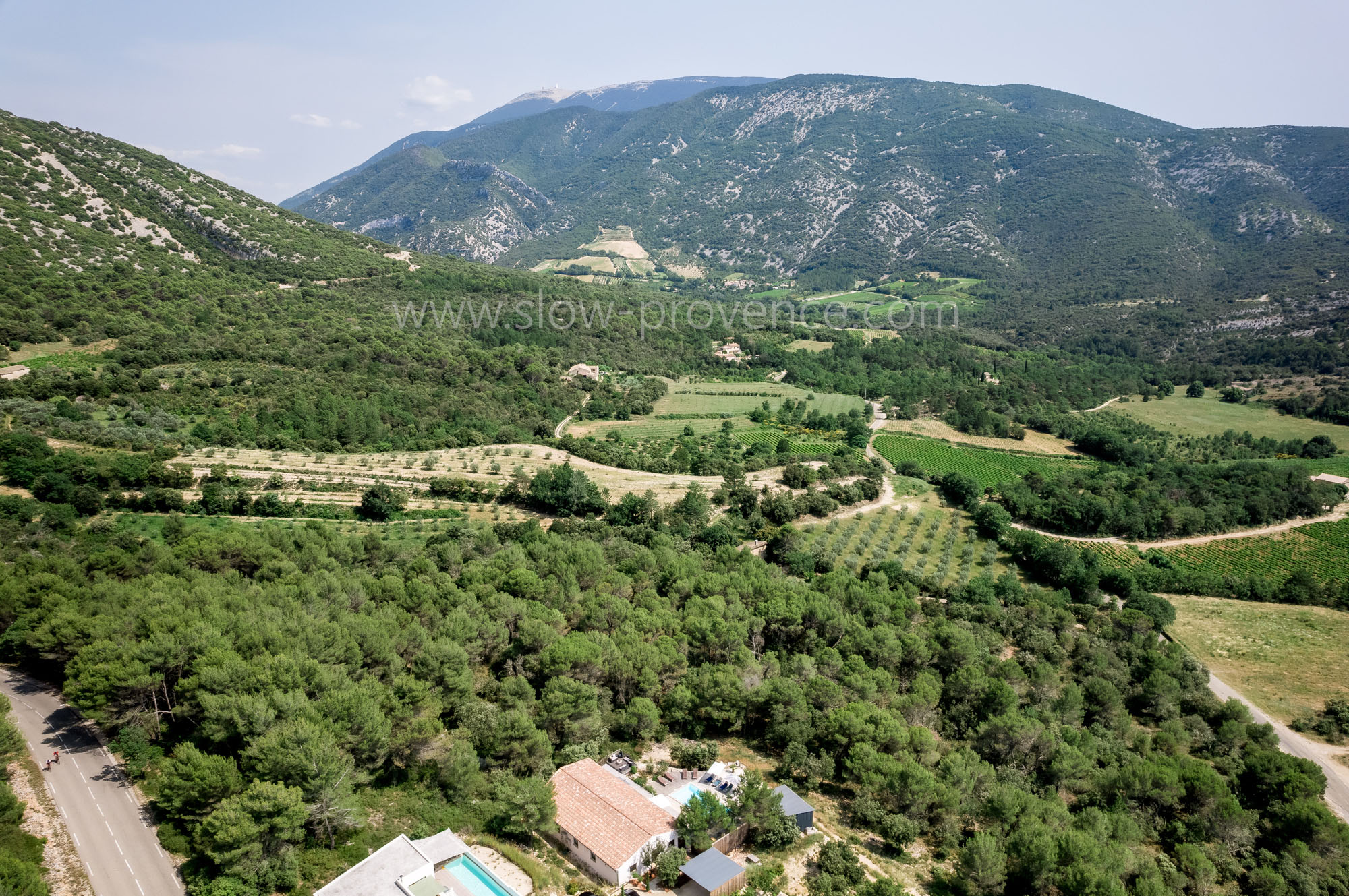 La forêt et les collines à perte de vue!