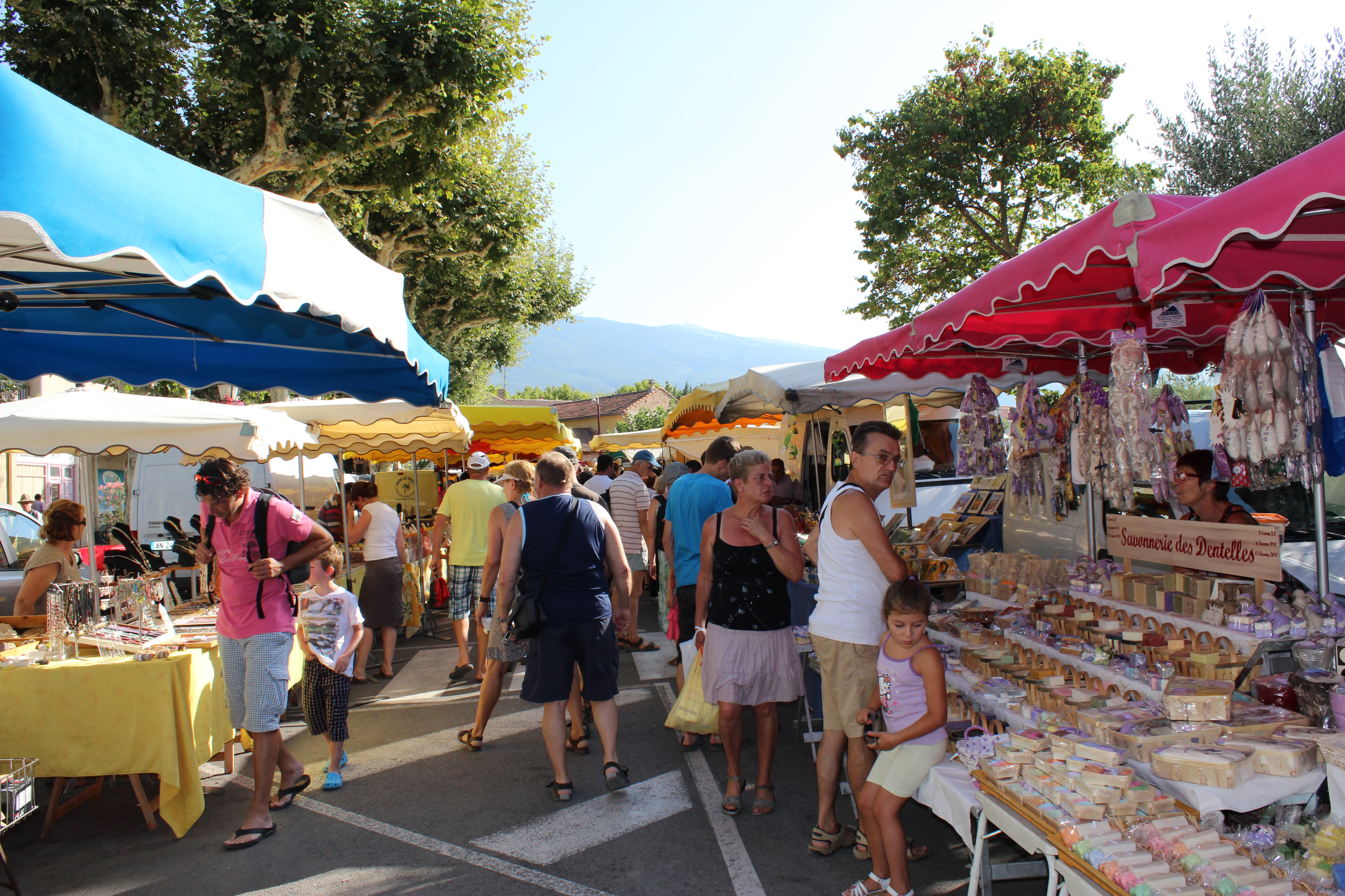 Marché de Bedoin en Provence