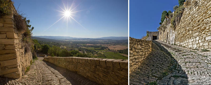 Gordes, ruelles et vue