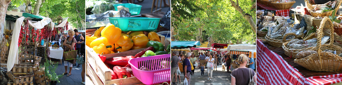 Marché de Provence à Bedoin