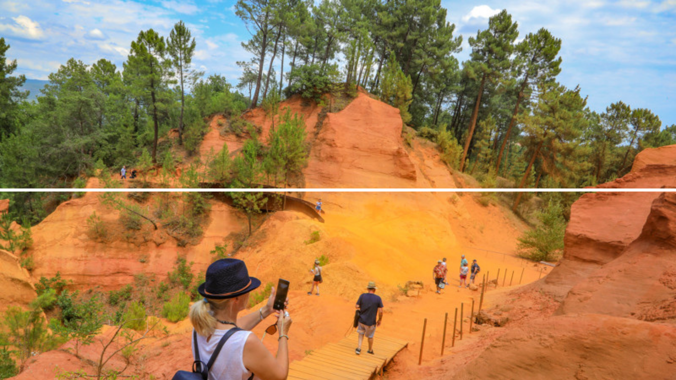 The ocher path of Roussillon