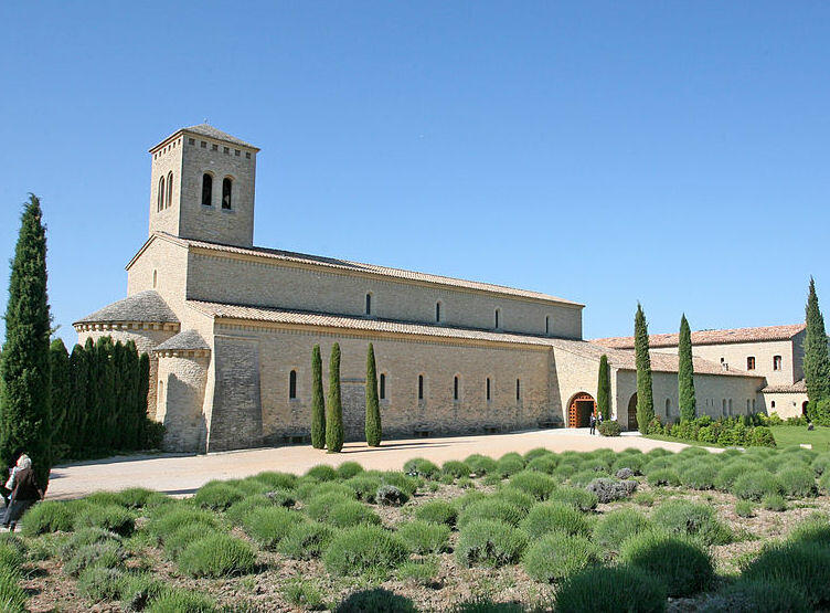 The Abbey of Sainte Madeleine du Barroux