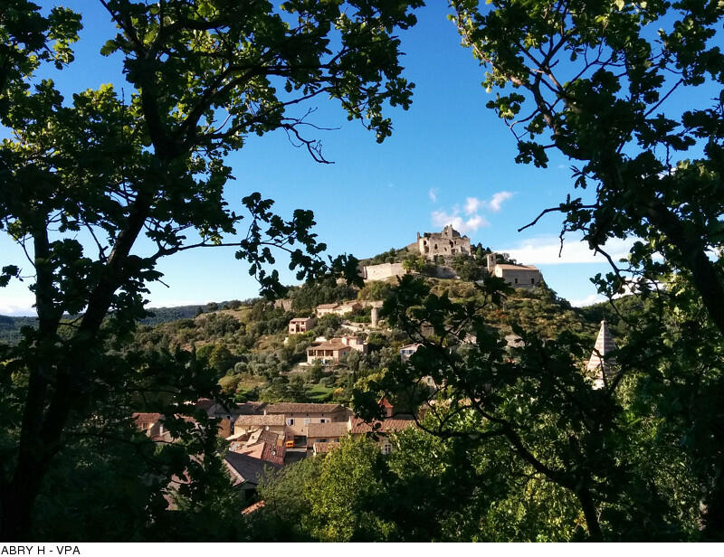 Entrechaux, provençal village near the Mont Ventoux
