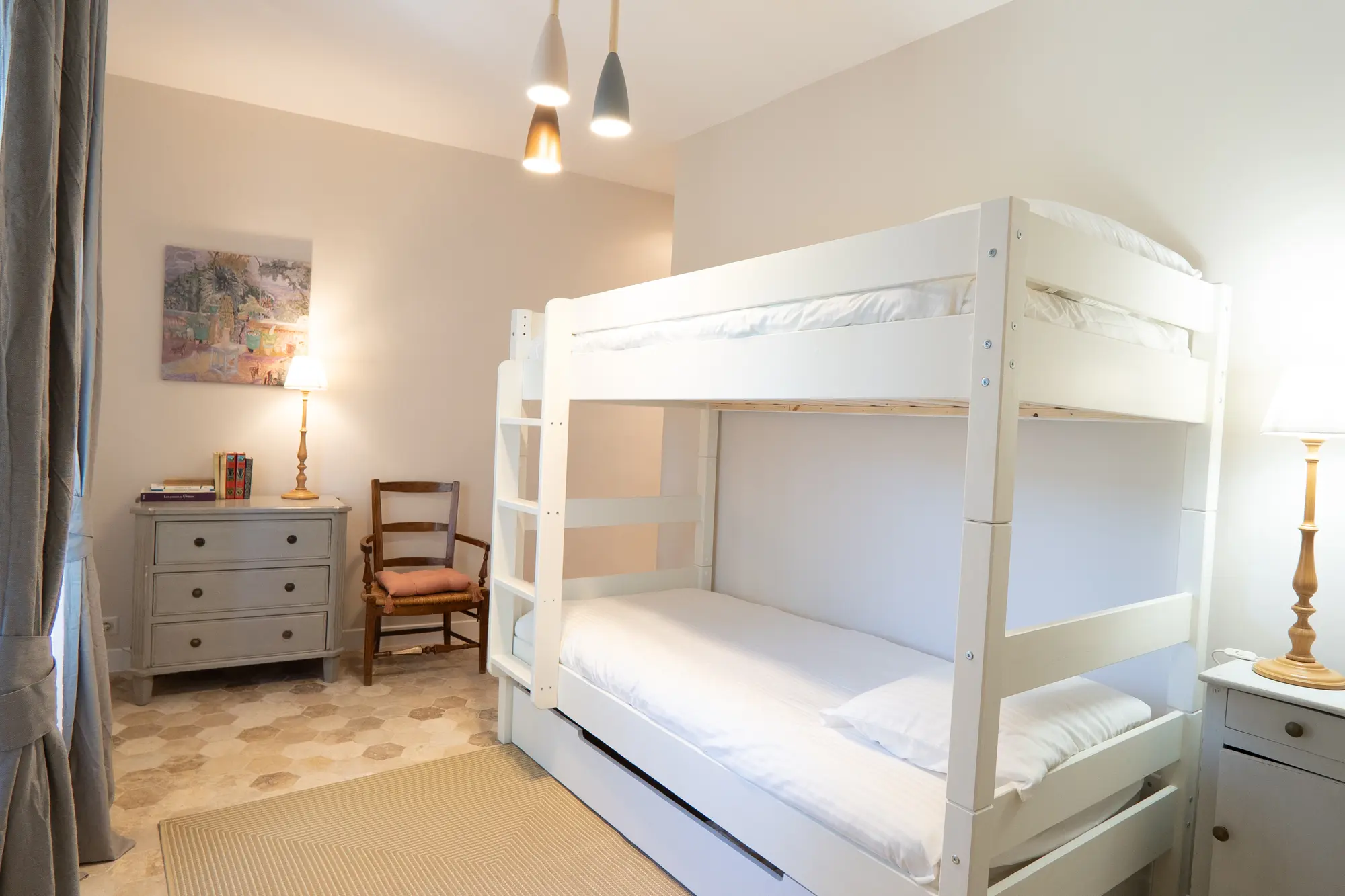 Chambre 3 - au premier étage avec salle de douche privative