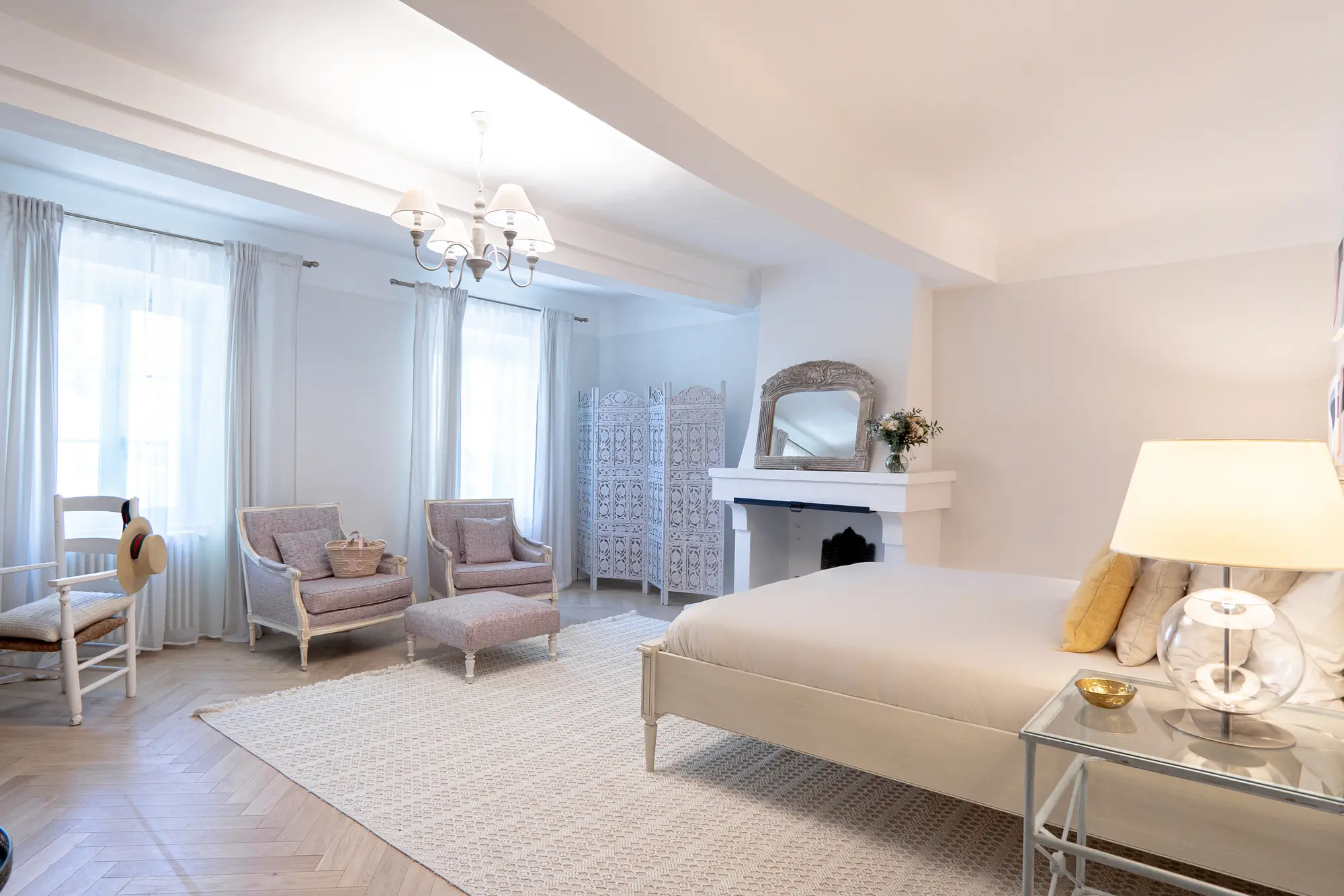 Chambre 1 avec vue sur le jardin