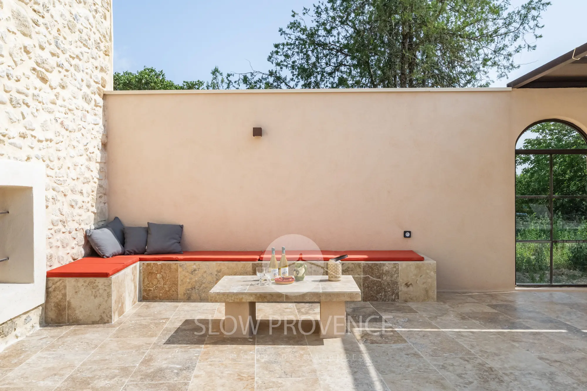 Schattige Bereiche zum Entspannen