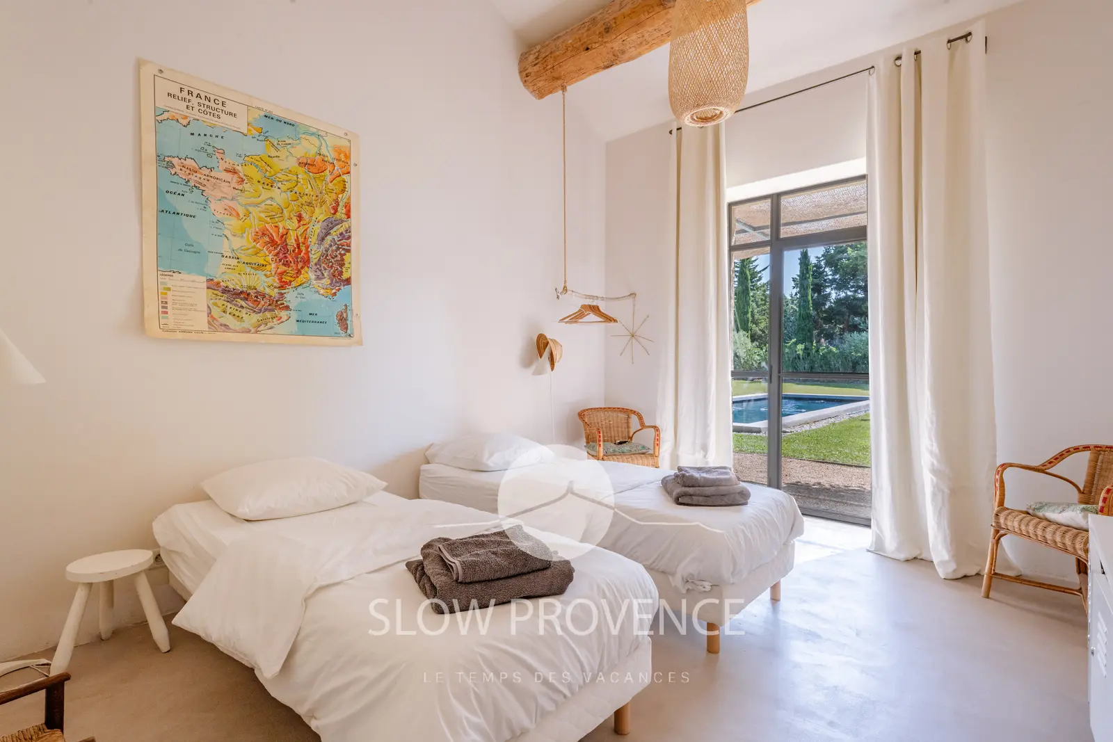 Bedroom 1 with access to the garden