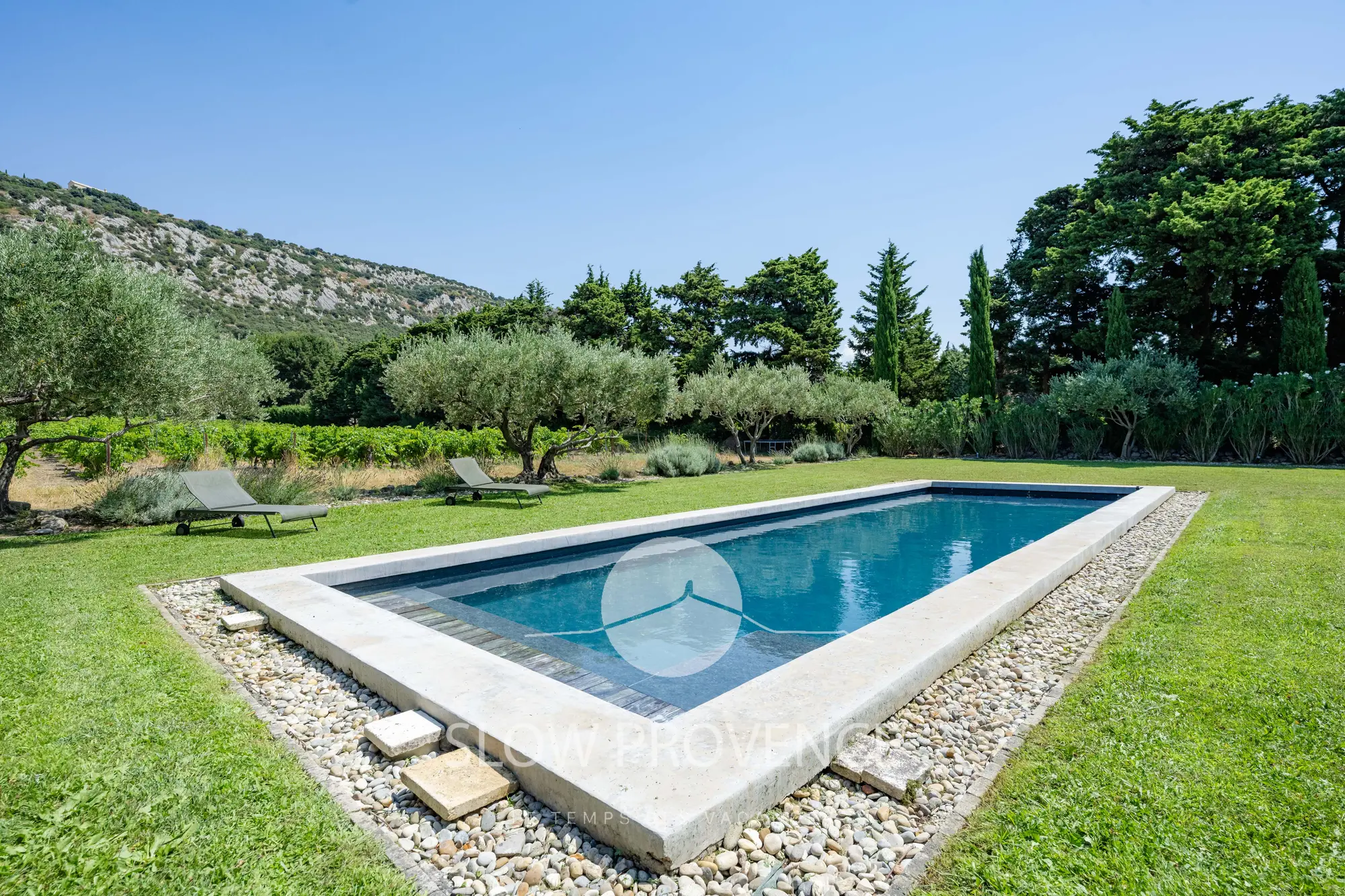 Private pool with complete privacy and views