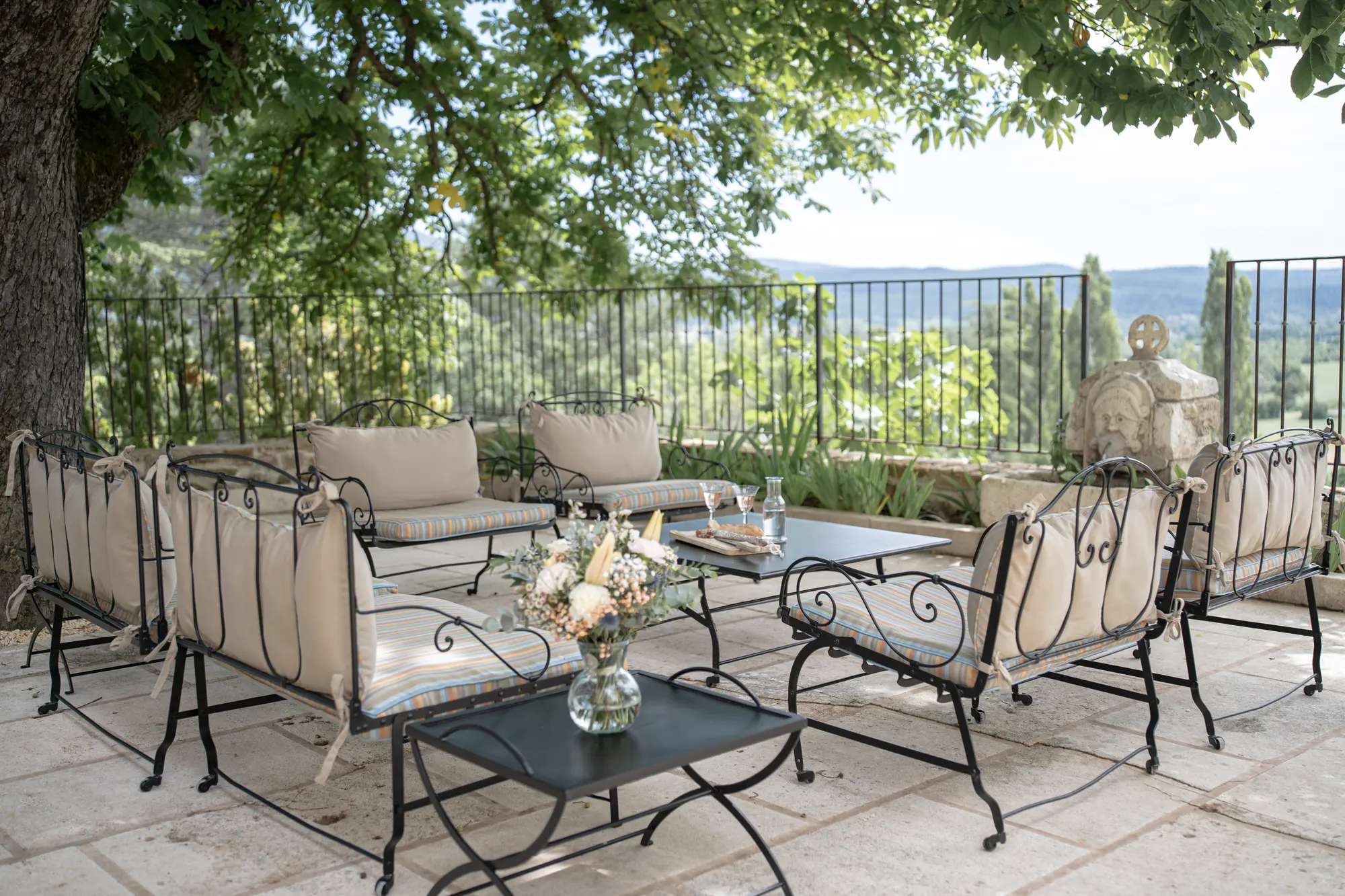 Shaded relaxation areas