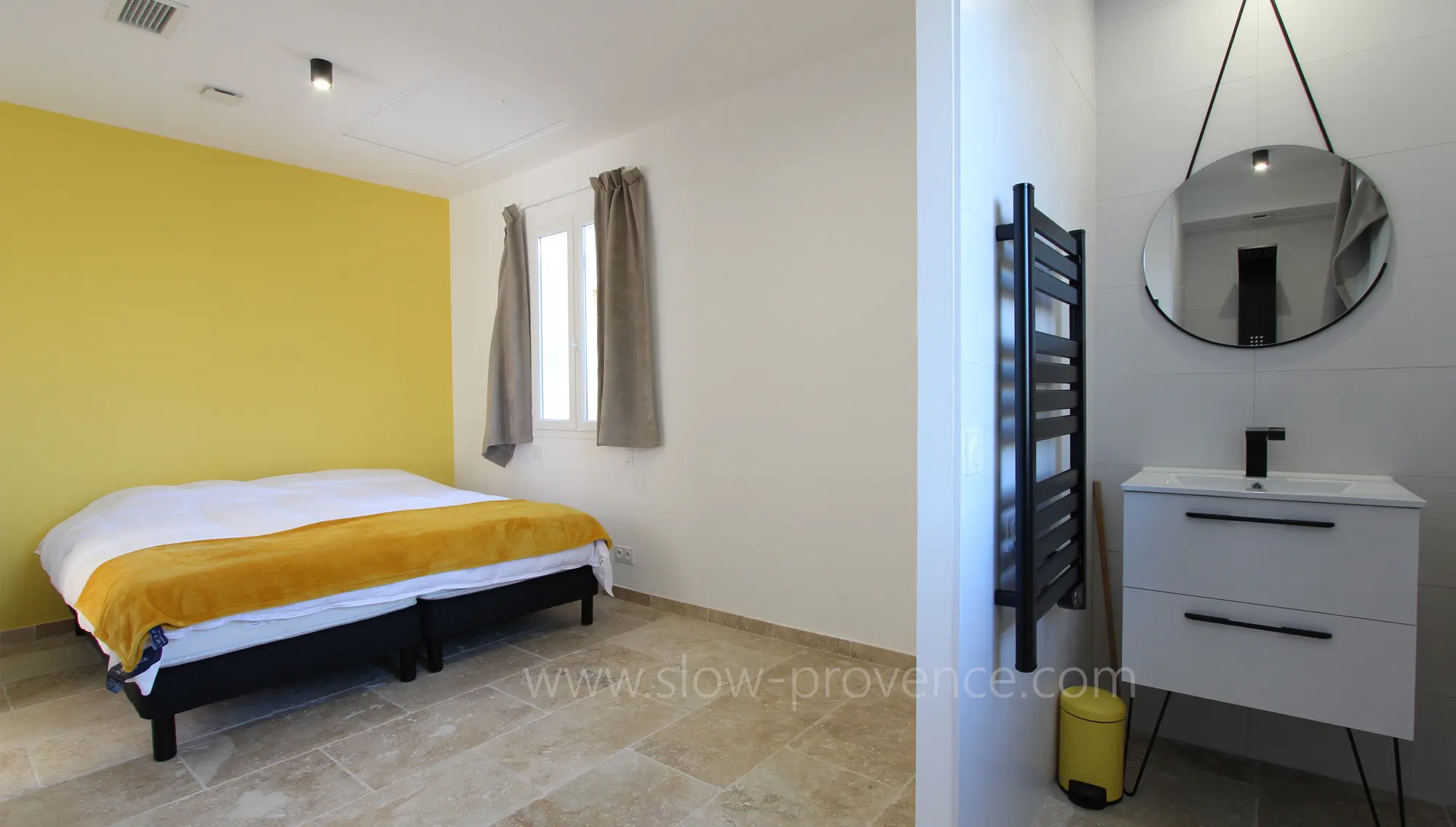 Bedroom 2, large double bed or two single beds