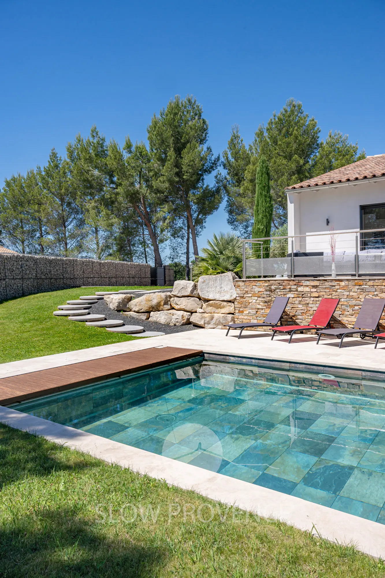 Goed onderhouden tuinruimte