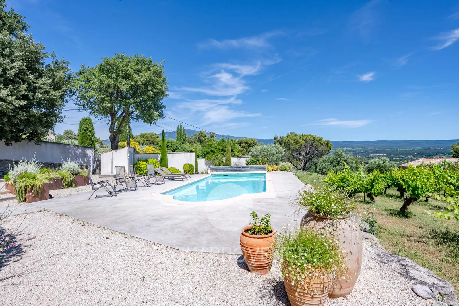 Relaxing setting in Provence