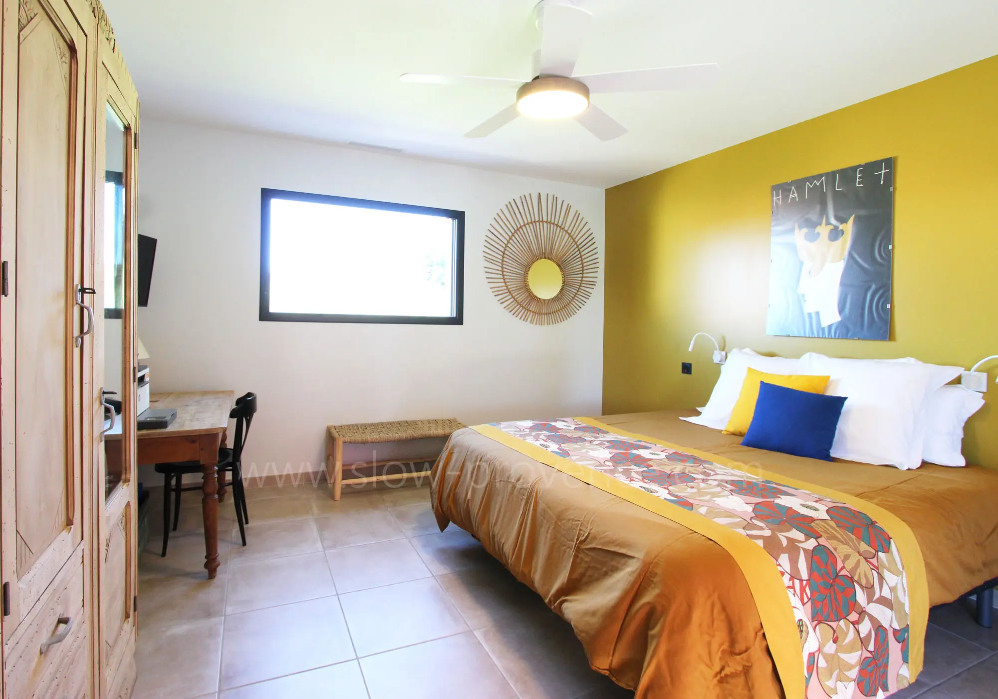 Comfortable and bright room