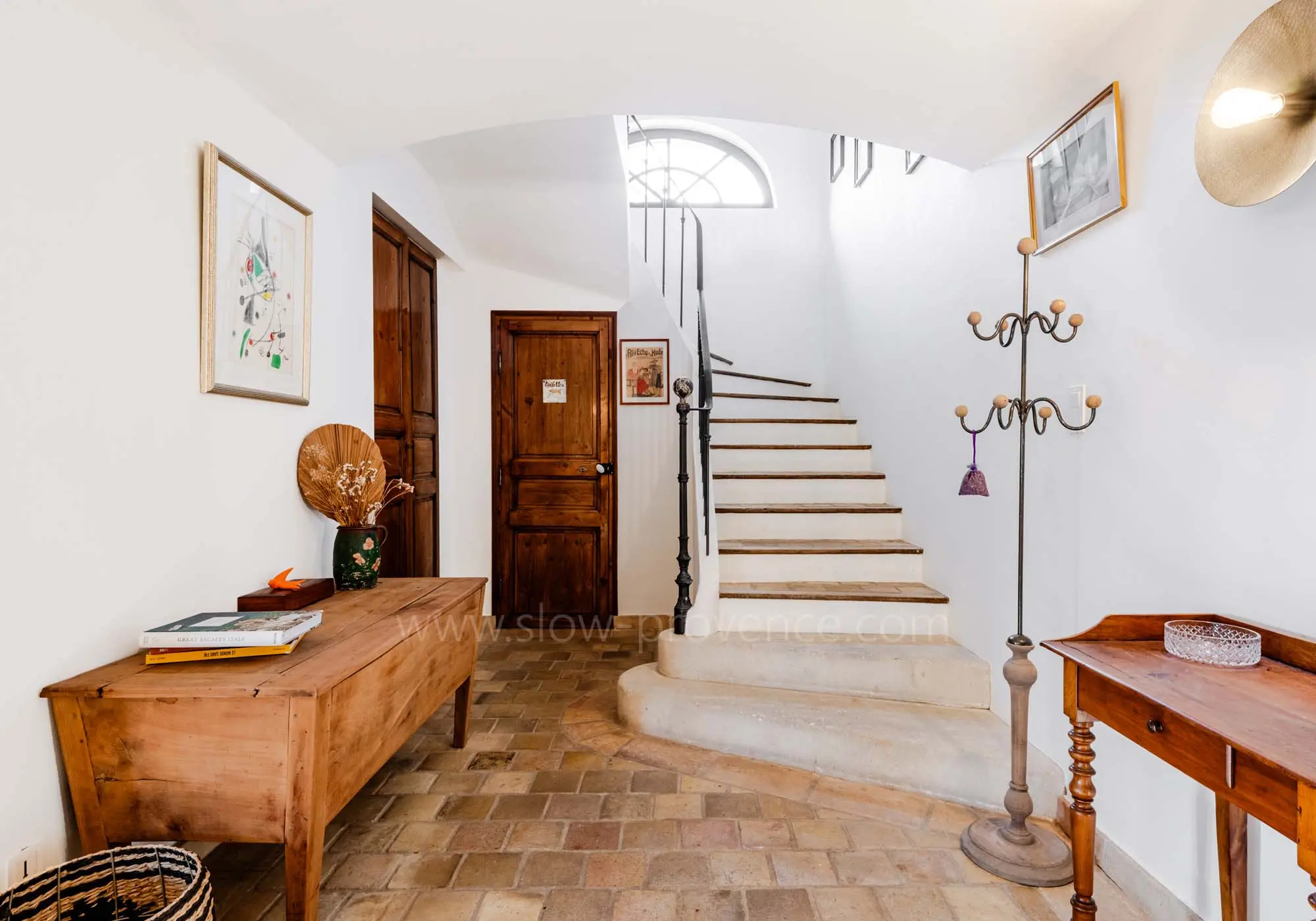 Stairs leading to the first floor bedrooms