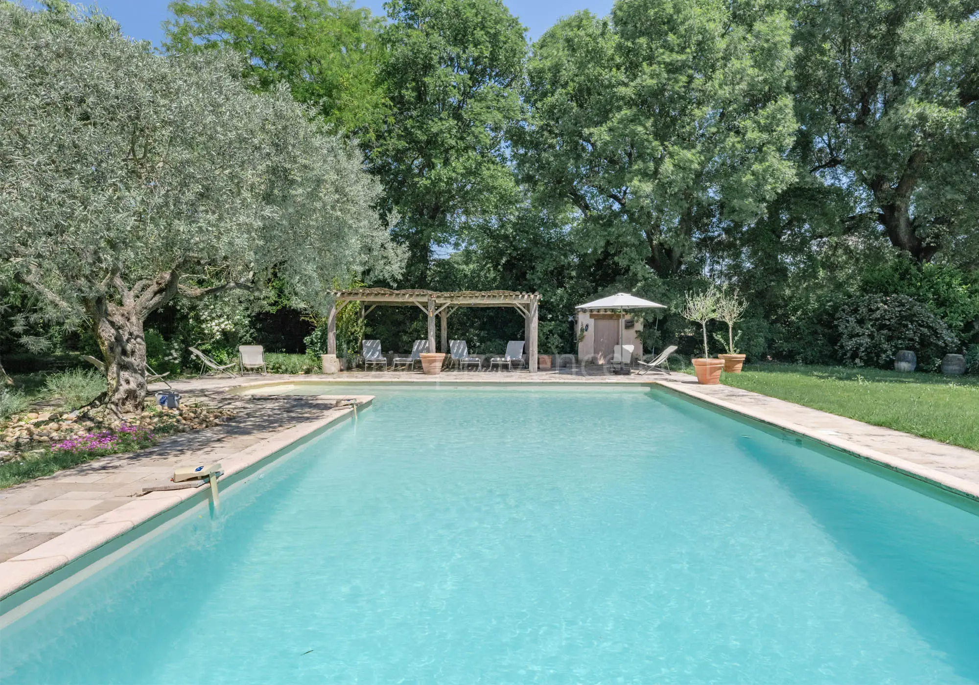 Very large private pool