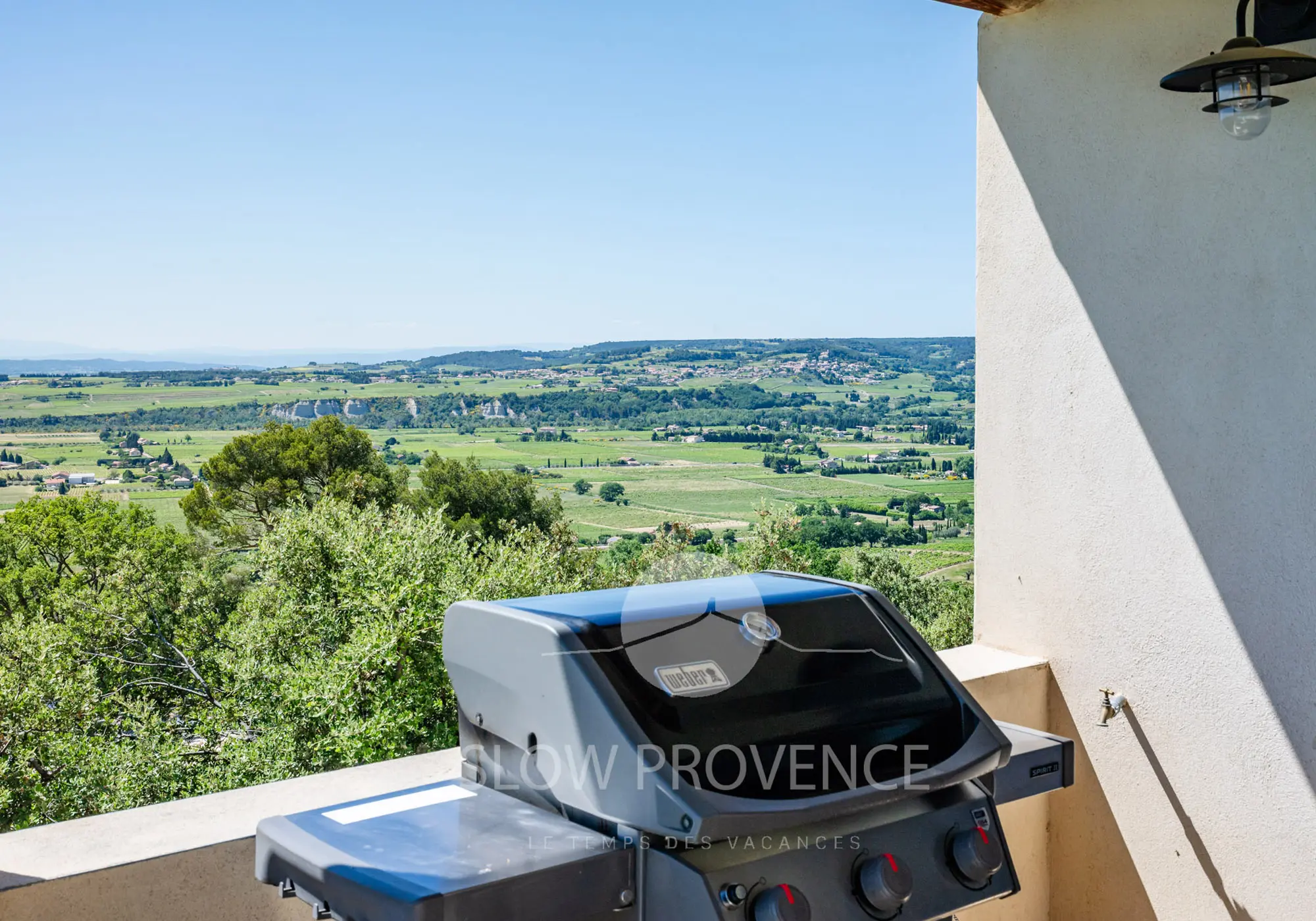 Espace barbecue avec vue !